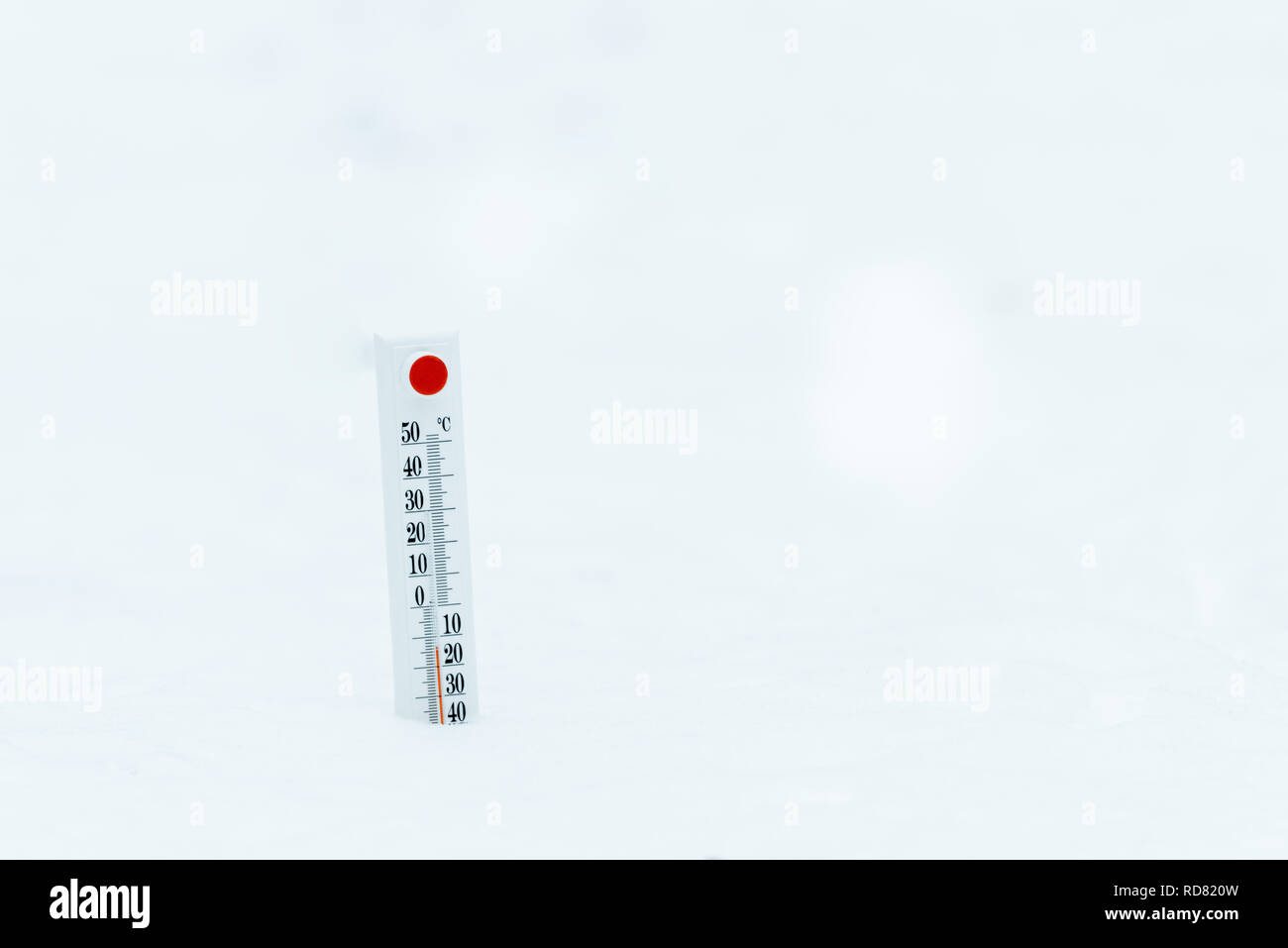 thermometer showing temperature isolated on white Stock Photo Alamy