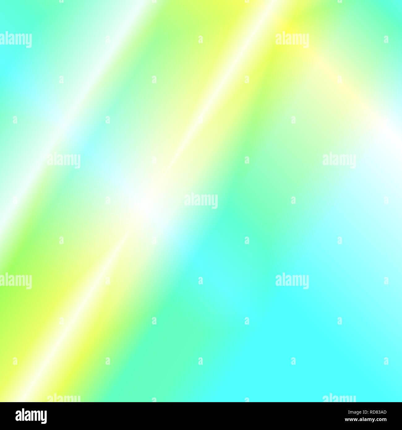 Rainbow glow reflections of light. Holographic dispersion and reflection in the glass. Stock Vector