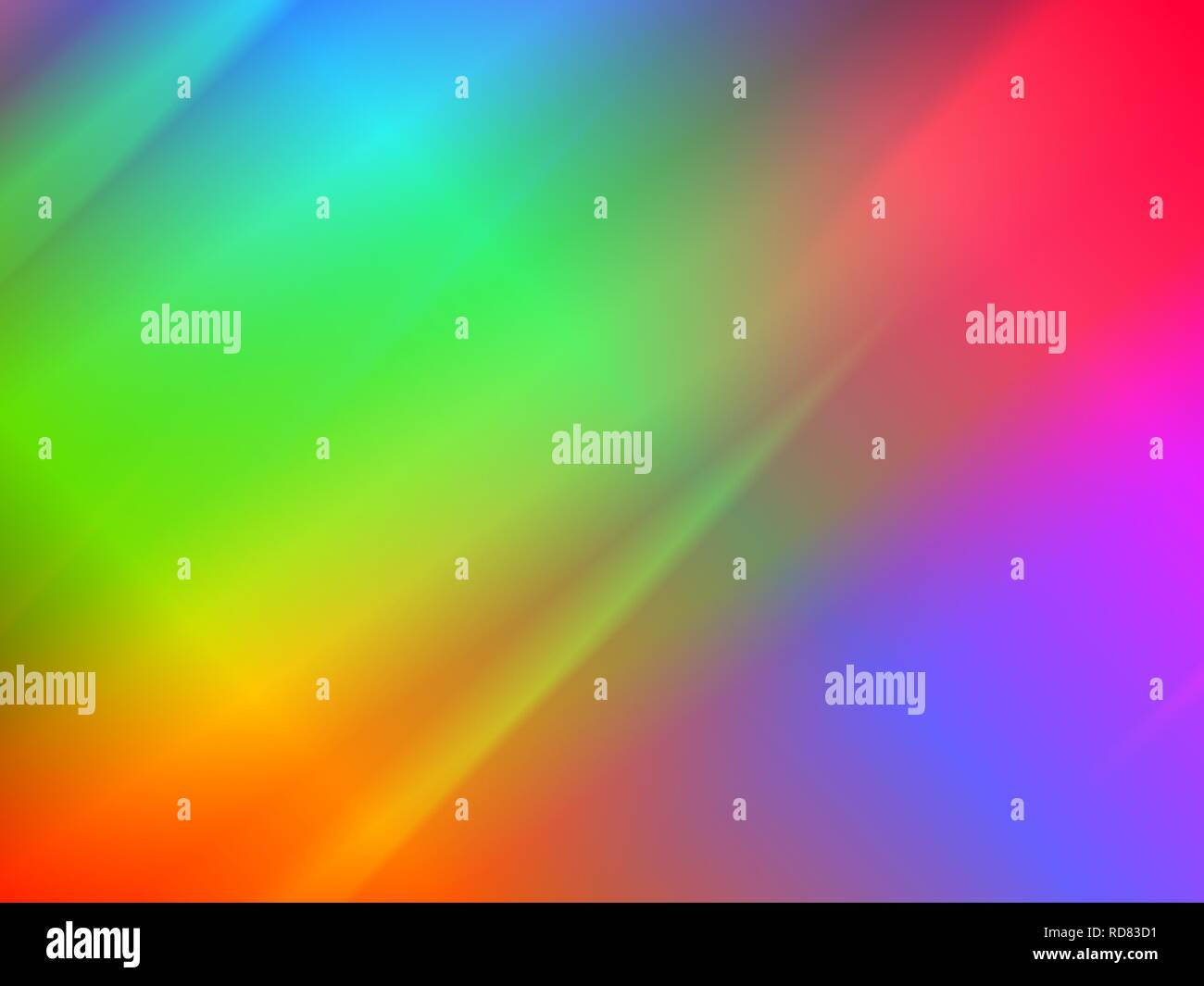 Rainbow glow reflections of light. Holographic dispersion and reflection in the glass. Stock Vector