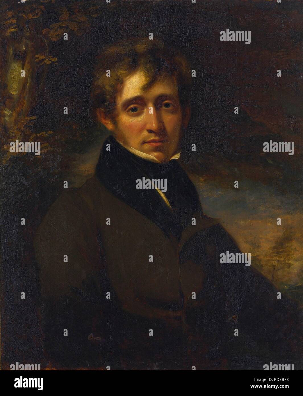 Portrait of the poet Thomas Moore (1779-1852). Museum: PRIVATE COLLECTION. Author: OPIE, JOHN. Stock Photo