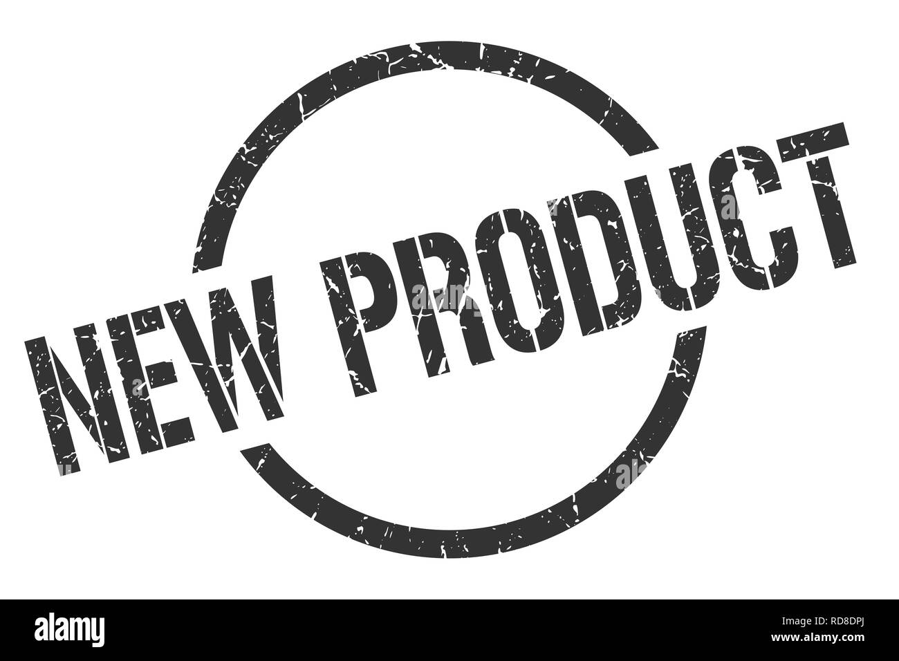 new product black round stamp Stock Vector Image & Art - Alamy