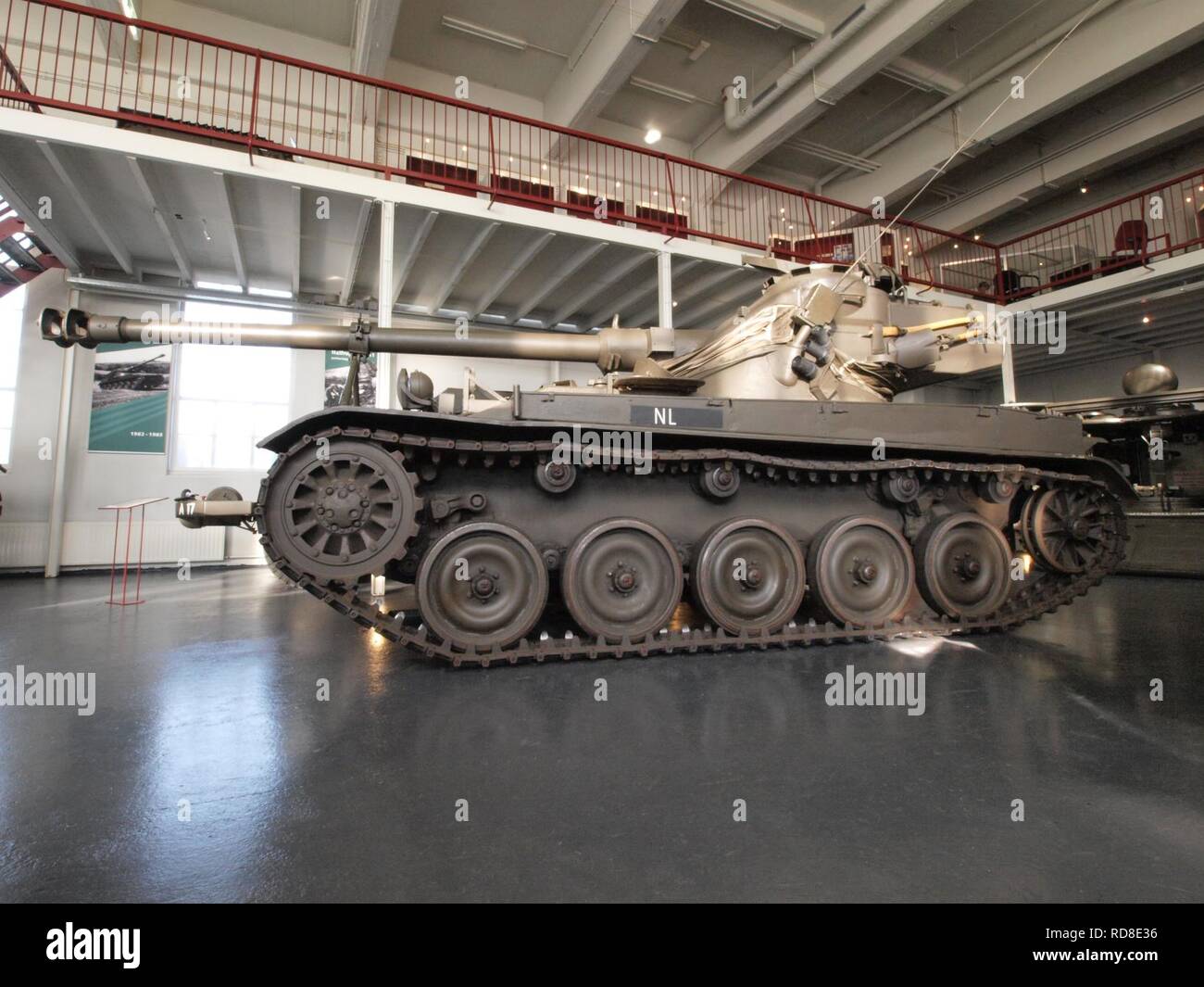 AMX-13 Lt tank 2D 105 mm pic02. Stock Photo