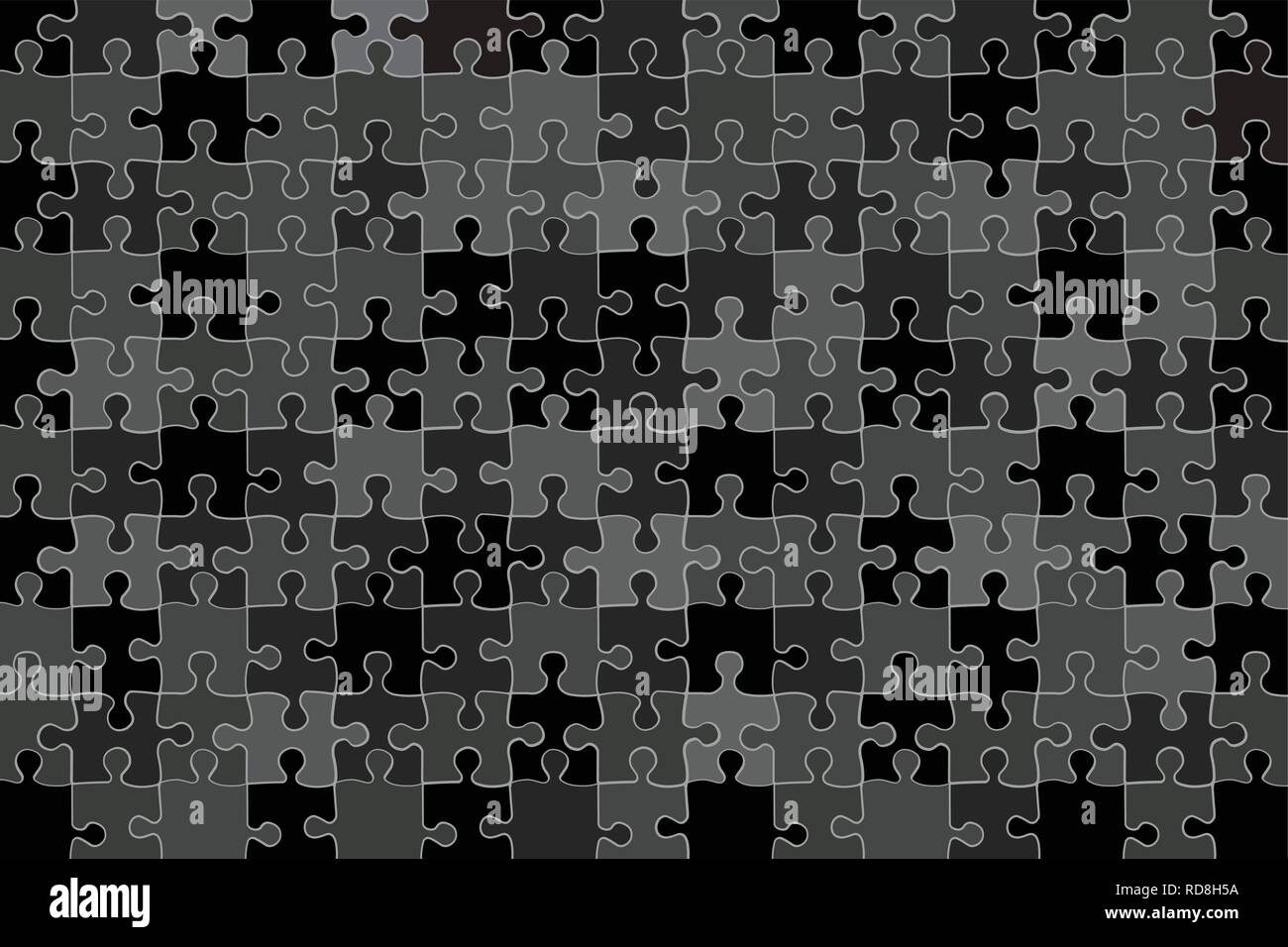 Black grunge puzzle background - illustration Stock Vector Image & Art ...