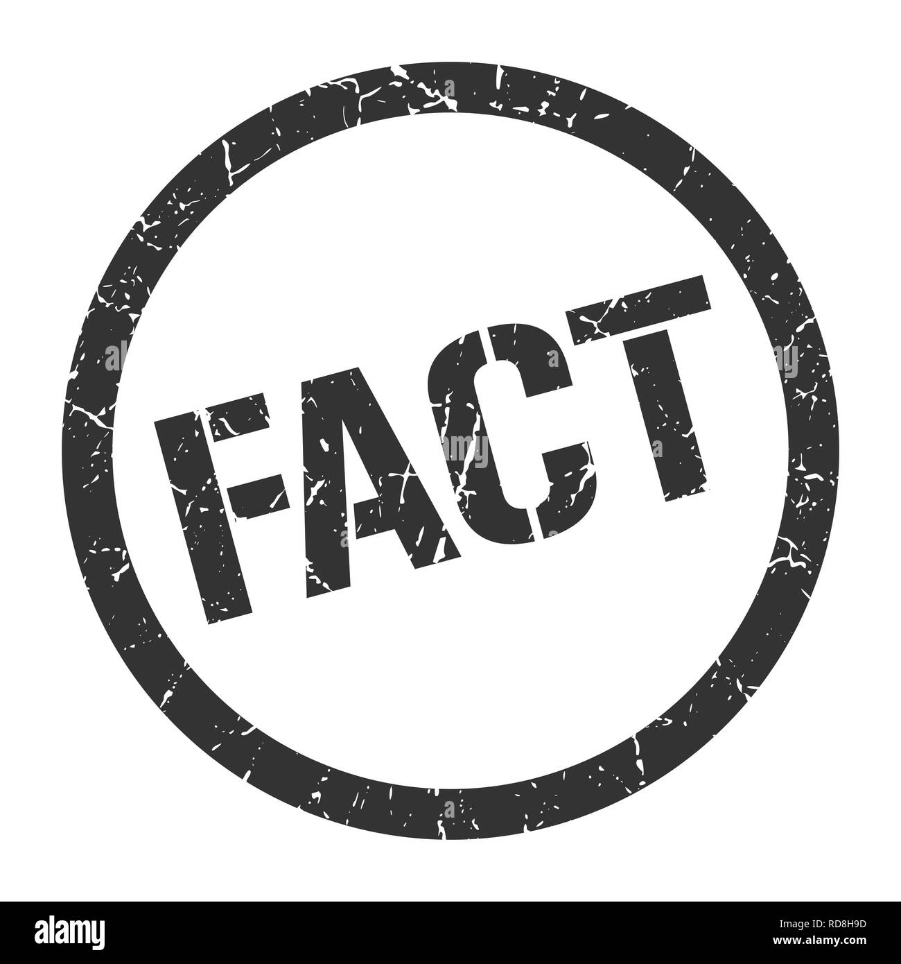 Fact Inmage fact black round stamp Stock Vector Image & Art - Alamy