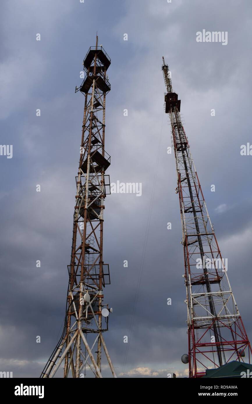 Antenna of Eagle's Nest in Vladivostok 25 Stock Photo Alamy
