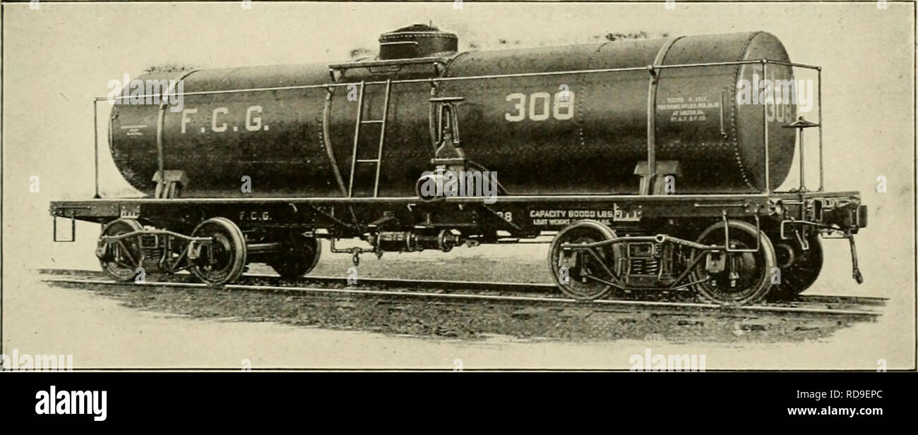 . The Cuba review. THE CUBA REVIEW :5-) PLANTATION CARS ""' ^'^'^ •^'"^^ ^^° THE PARTS FOR SAME. No. 1100-F (Palabra de clave ZPUBT) Este Vagon-Cisterna es particularniente conveniente para transporte de melaza. Construimos vagones-cisterna para transporte de aceites y en general casi todos los liquidos con capacidades desde 4000 hasta 12,500 galones y con trucks de una capacidad de carga de 30, 40 6 50 toneladas. Nuestras talleres para la construccion de vagones-cisterna son las mas grandes del mundo y ban sido establecidas desde hace 35 anos. AMERICAN CAR & FOUNDRY EXPORT Stock Photo