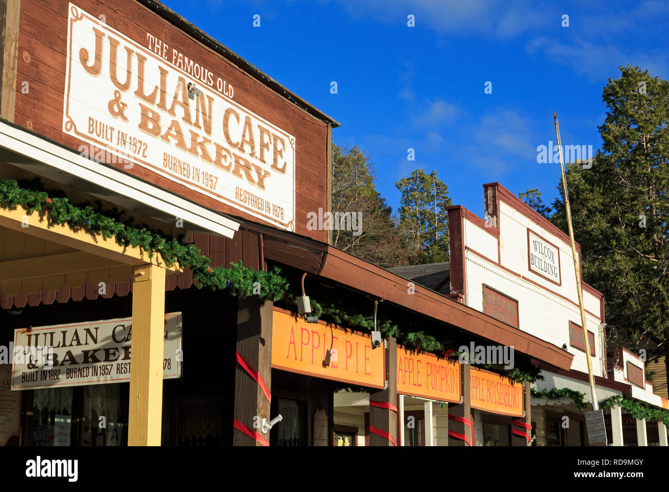 Cafe & Bakery, Julian,San Diego County, California, USA Stock Photo Alamy