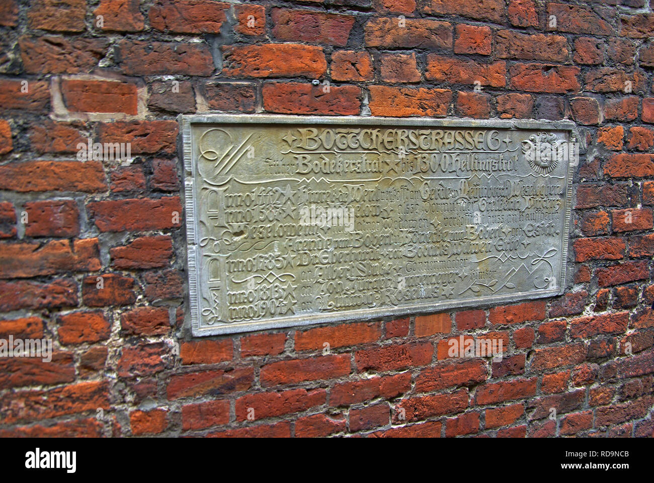The town's center of Bremen, Germany Stock Photo