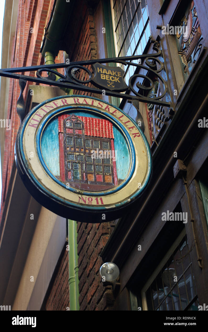 The town's center of Bremen, Germany Stock Photo
