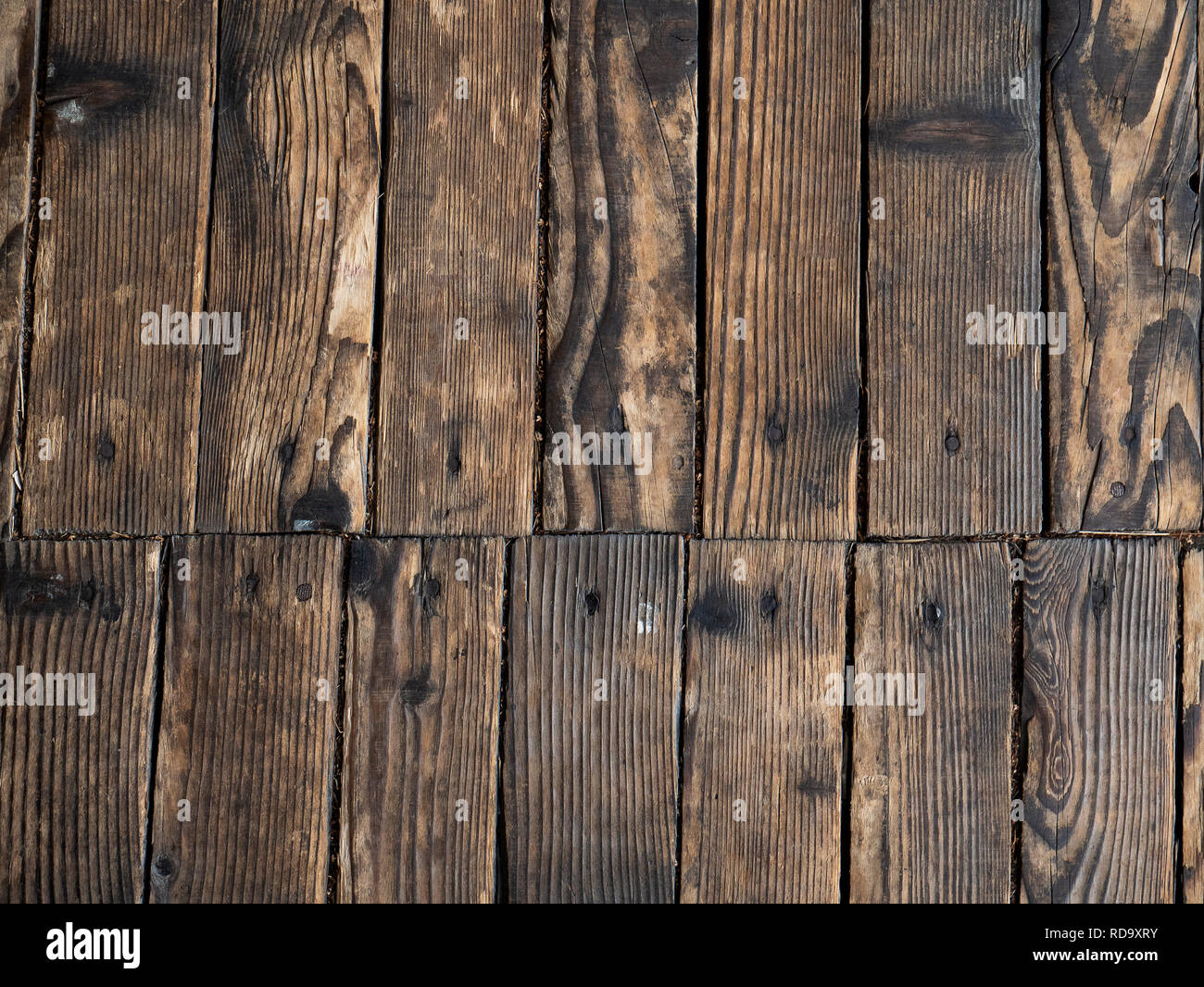 Texture of old shabby wooden floor. Very old boards Stock Photo Alamy