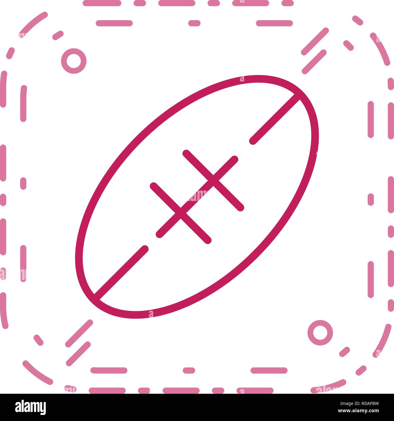 Rugby Sign Icon Vector Illustration For Personal And Commercial Use ...