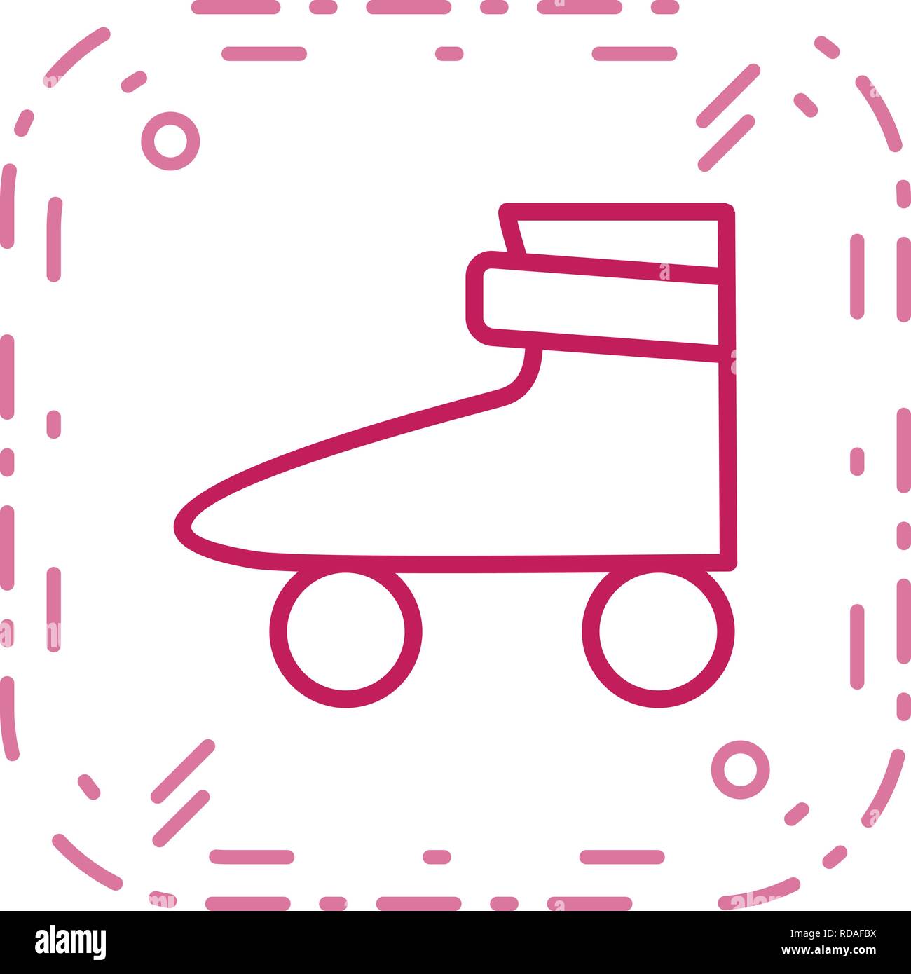 Roller Skate Sign Icon Vector Illustration For Personal And Commercial