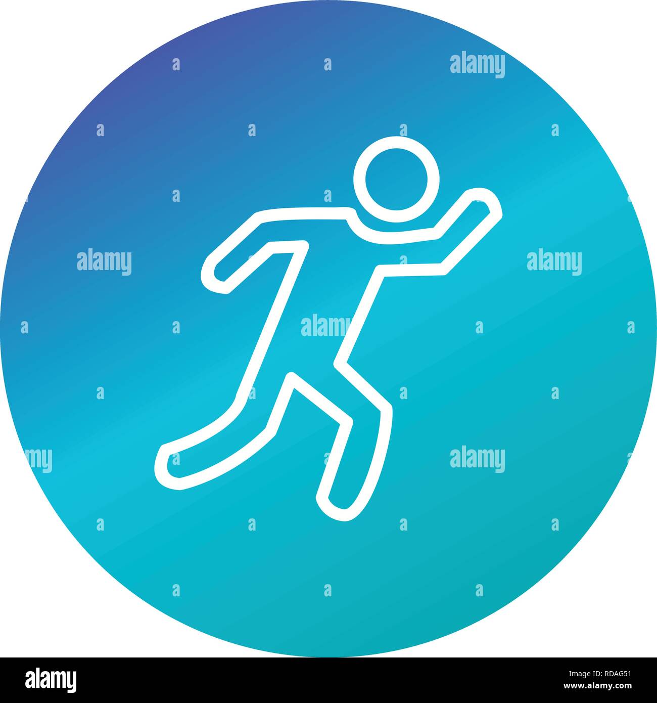 Runner Sign Icon Vector Illustration For Personal And Commercial Use ...