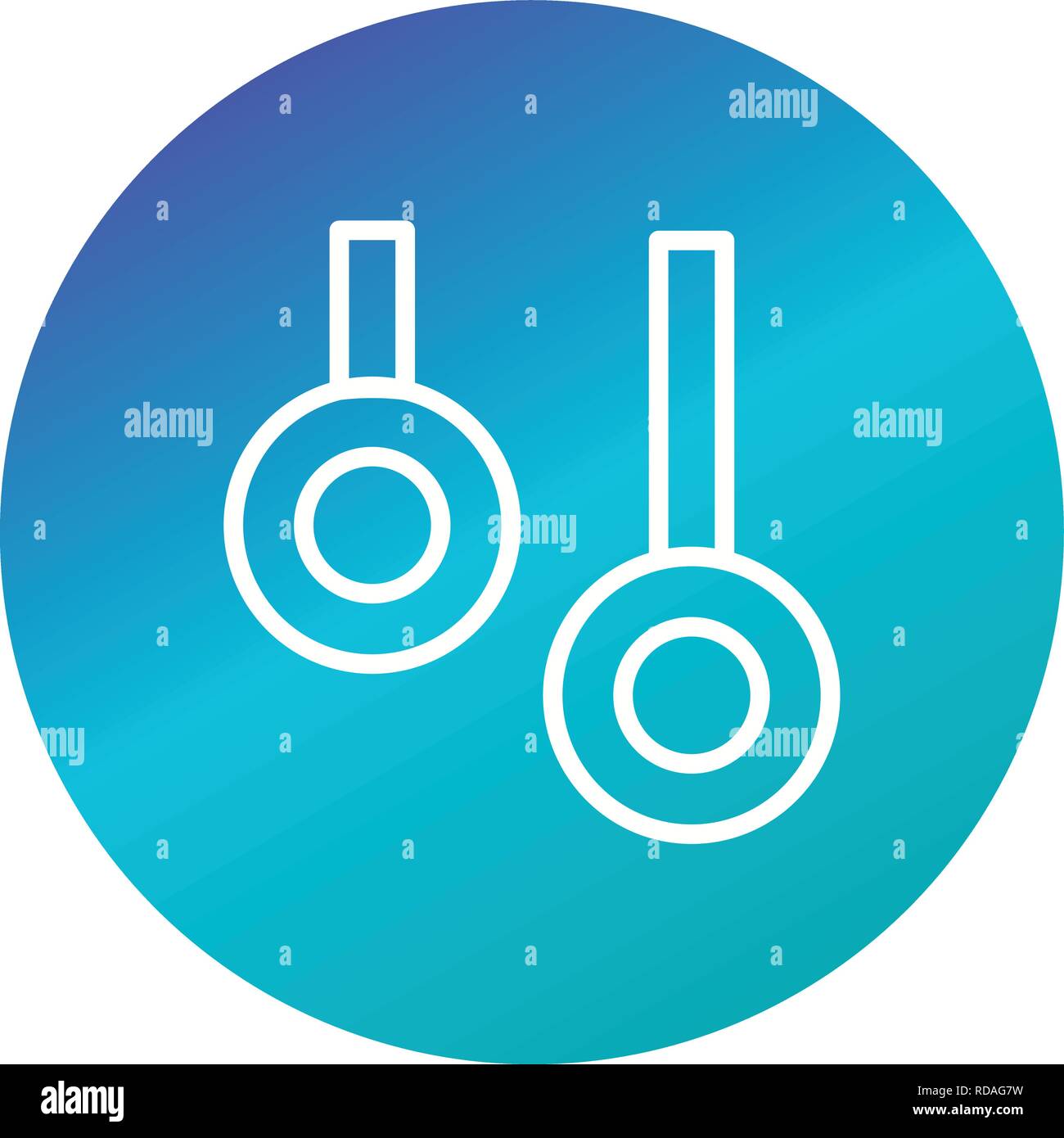 Rings Sign Icon Vector Illustration For Personal And Commercial Use... Clean Look Trendy Icon... Stock Vector