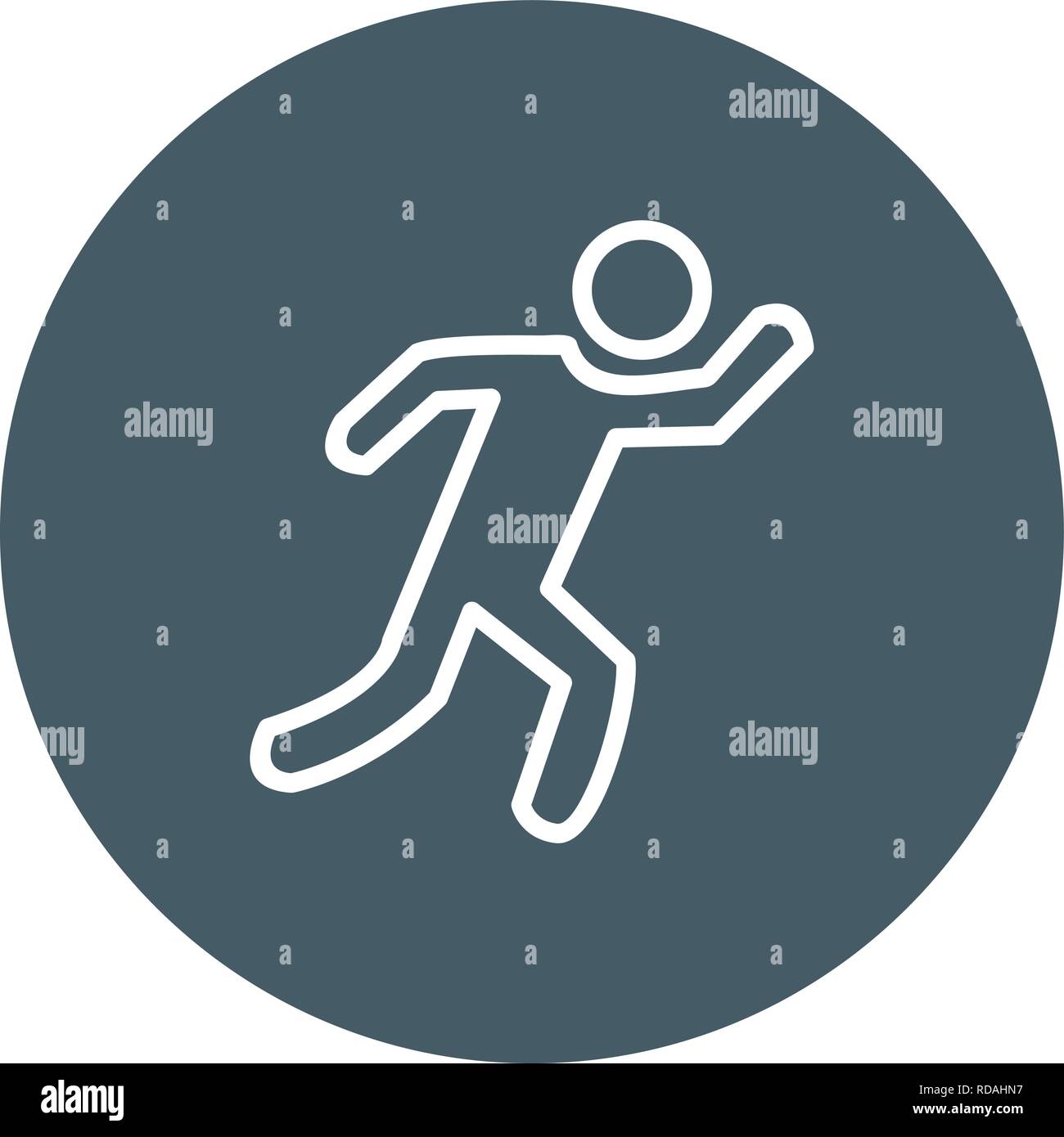 Runner Sign Icon Vector Illustration For Personal And Commercial Use ...