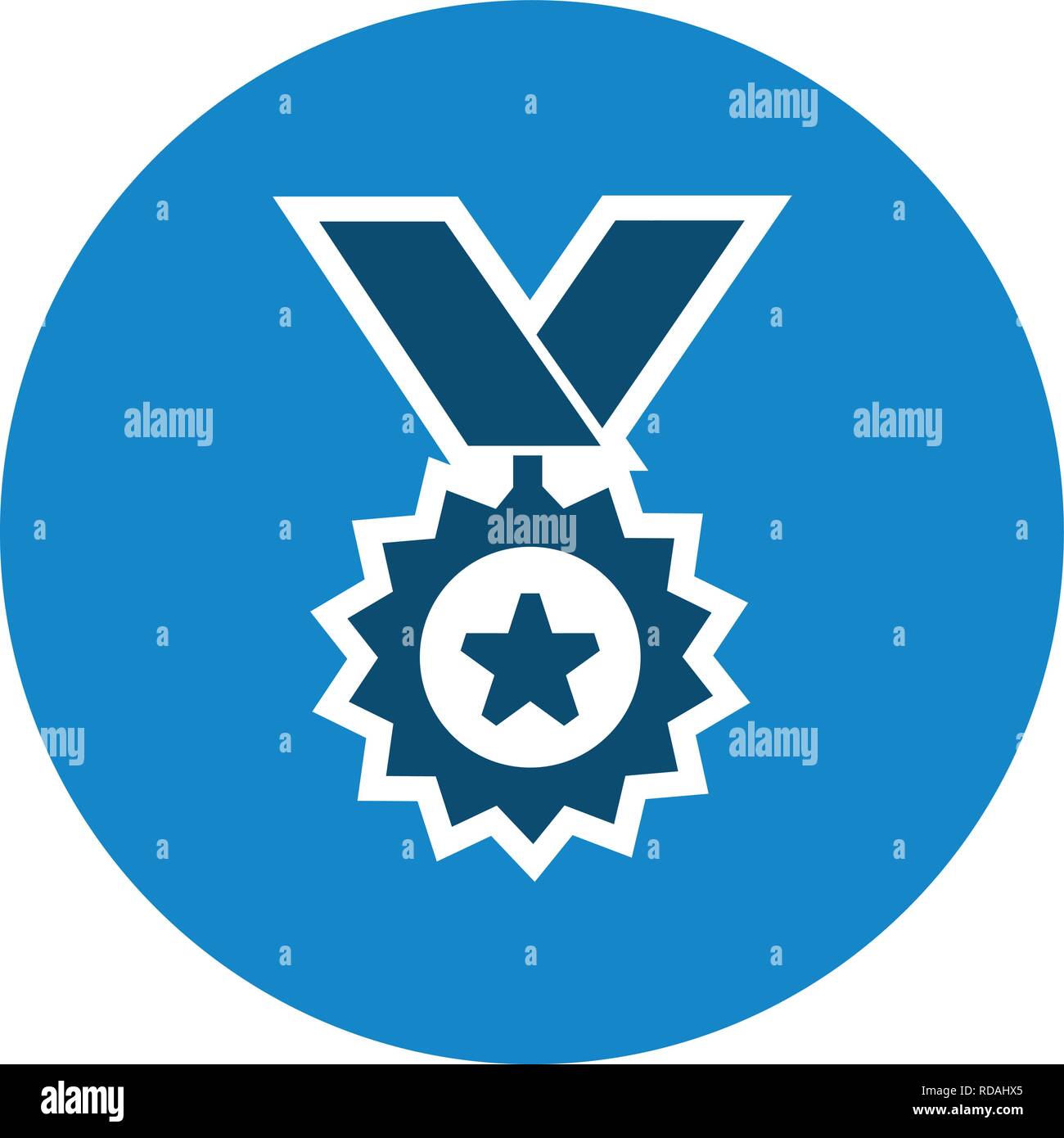 Medal Sign Icon Vector Illustration For Personal And Commercial Use... Clean Look Trendy Icon... Stock Vector