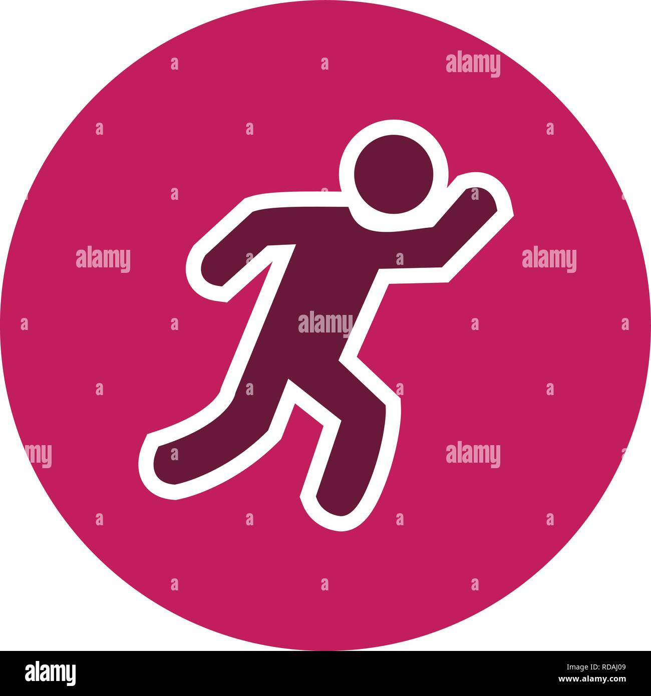 Runner Sign Icon Vector Illustration For Personal And Commercial Use... Clean Look Trendy Icon... Stock Vector