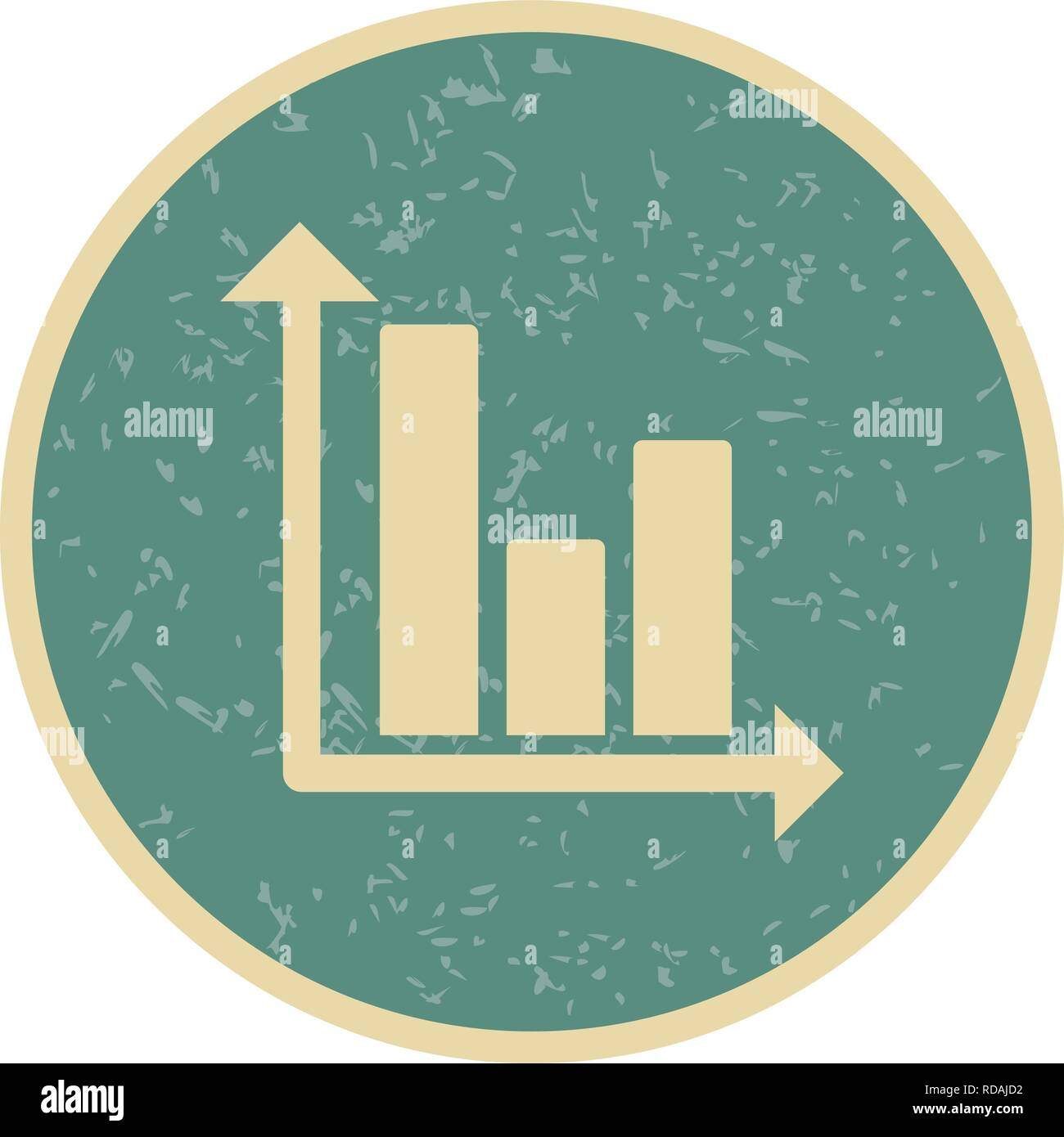 Bar Chart Vector Icon Sign Icon Vector Illustration For Personal And Commercial Use... Clean Look Trendy Icon... Stock Vector