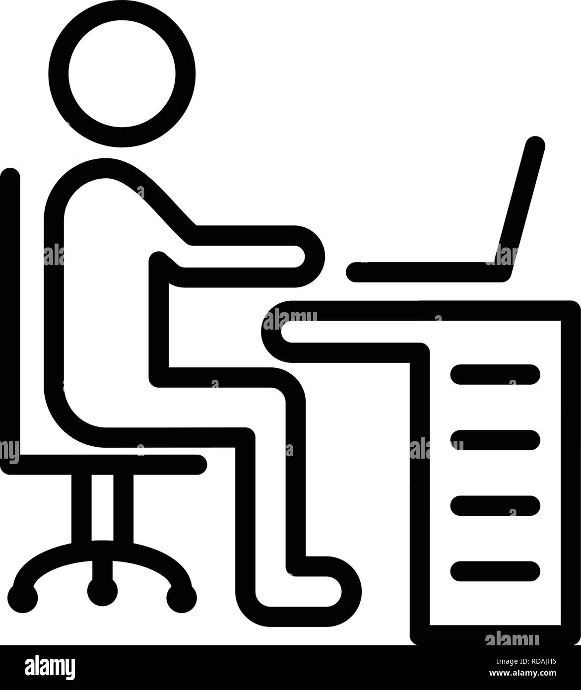 Workspace Vector Icon Sign Icon Vector Illustration For Personal And