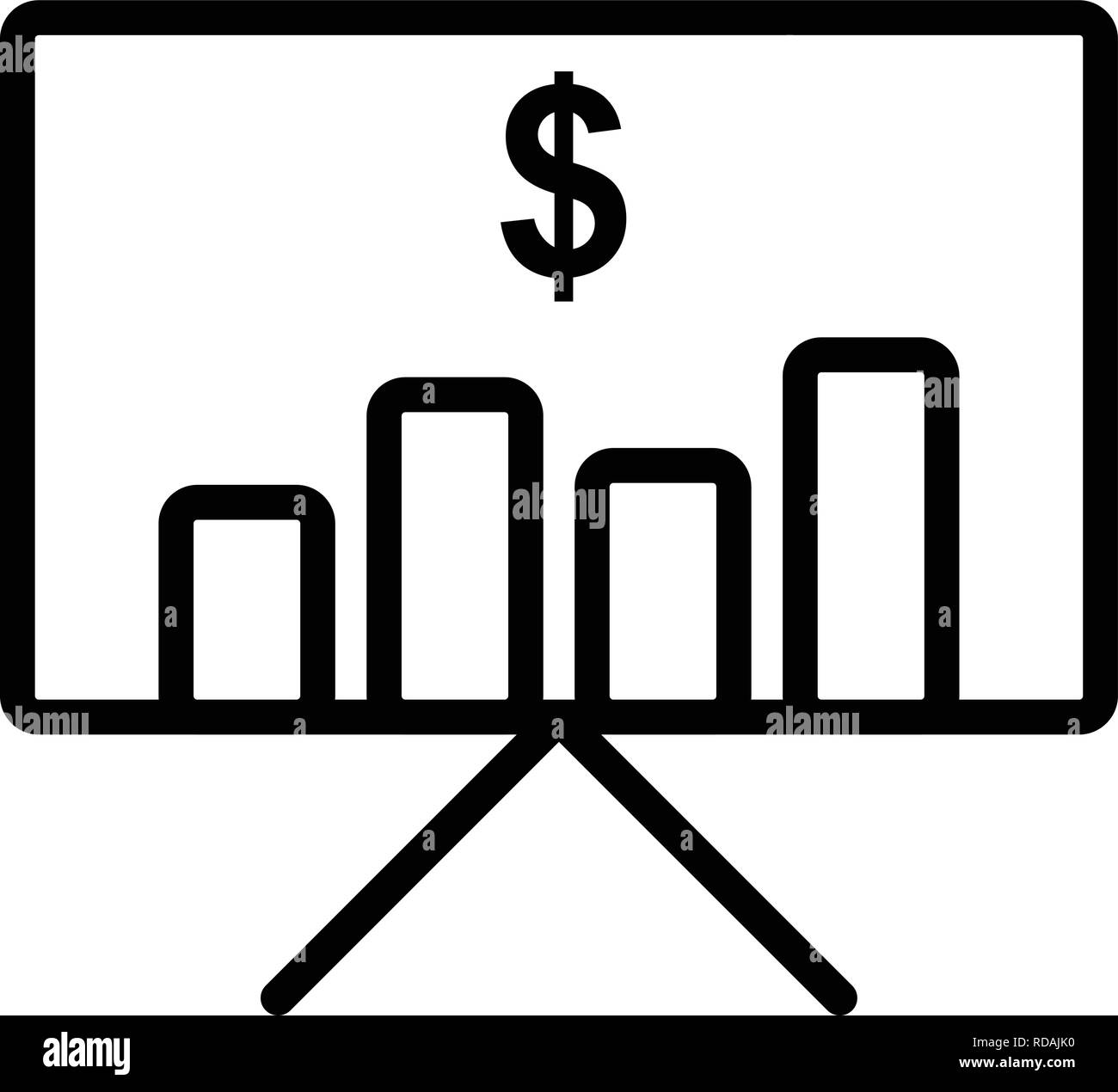 Business Plan Vector Icon Sign Icon Vector Illustration For Personal And Commercial Use... Clean Look Trendy Icon... Stock Vector