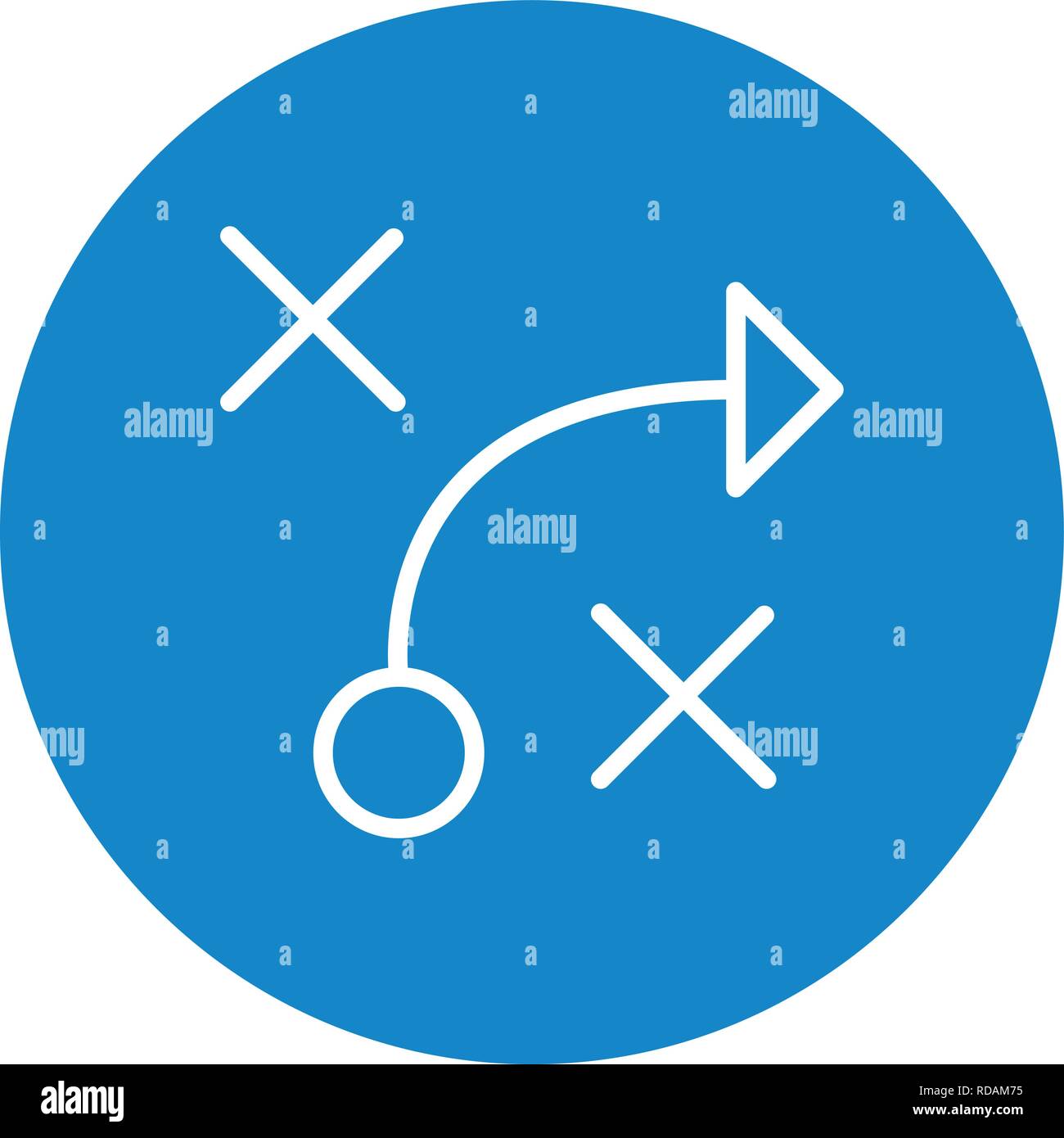 Tactics Vector Icon Sign Icon Vector Illustration For Personal And ...