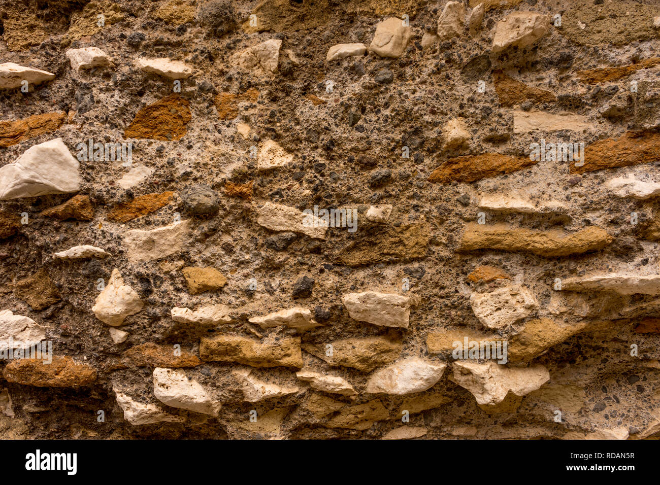 mud and brick mortar wall Stock Photo Alamy