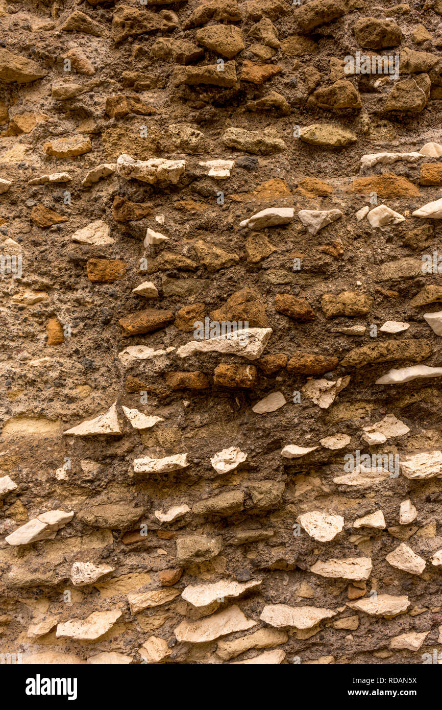 mud and brick mortar wall Stock Photo Alamy