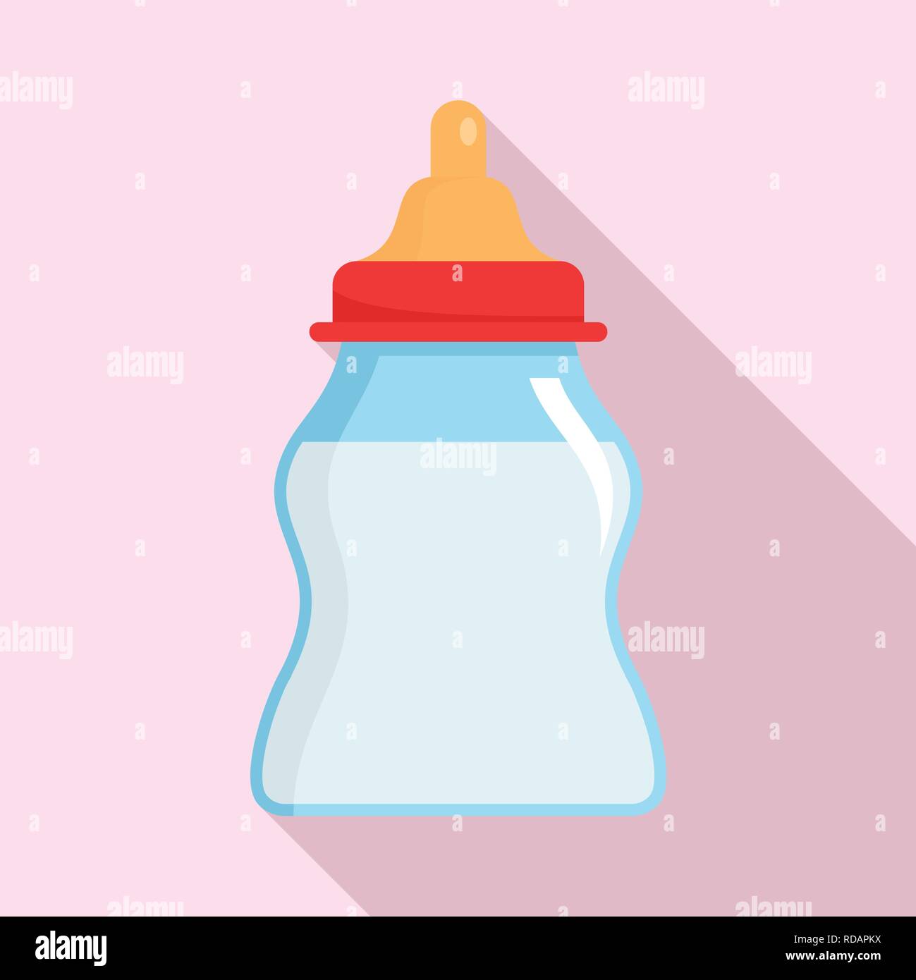 flat baby bottle