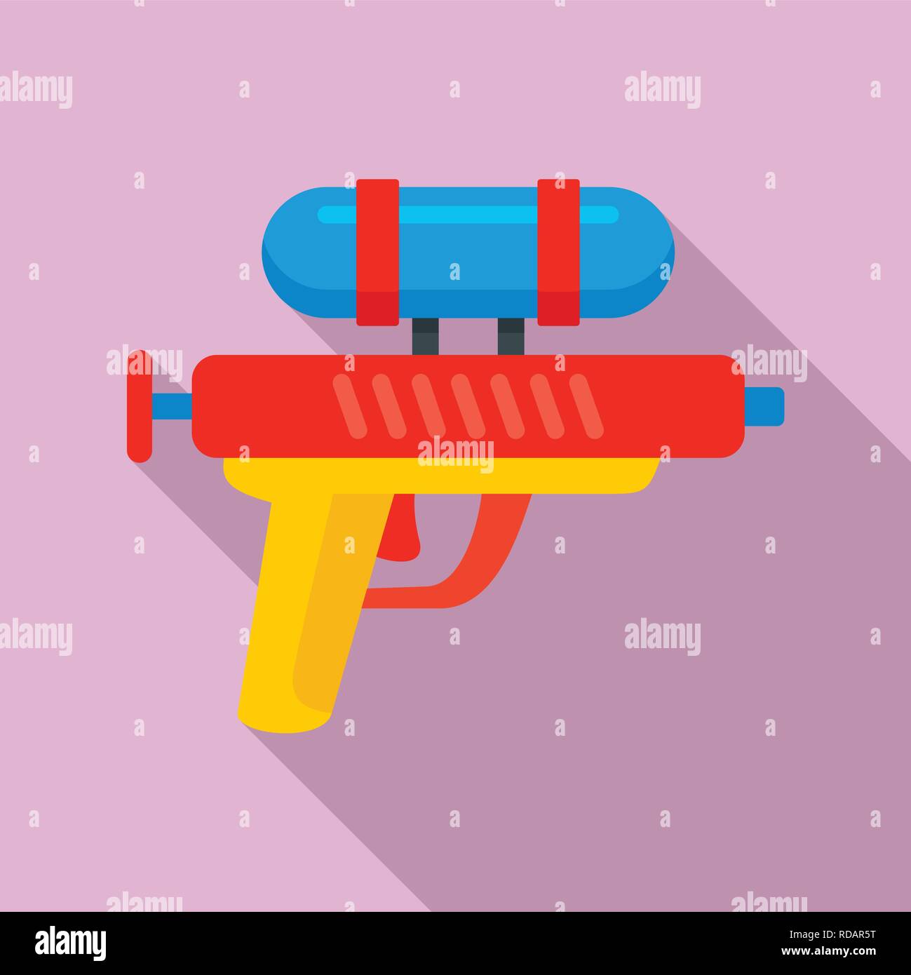 Water gun icon. Flat illustration of water gun vector icon for web