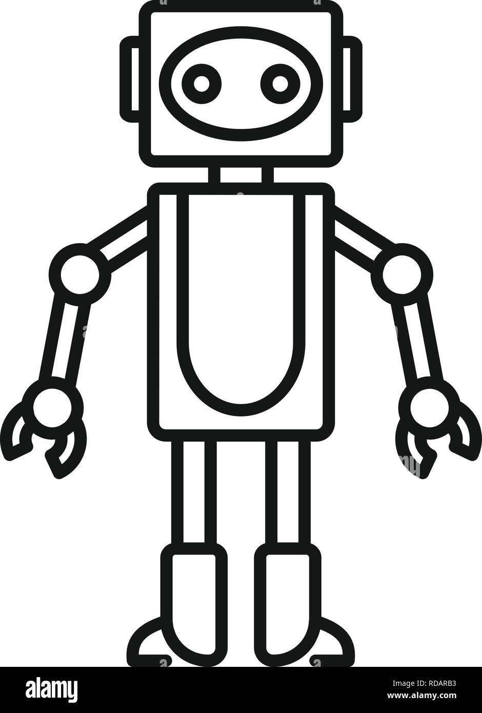 robot toy vector