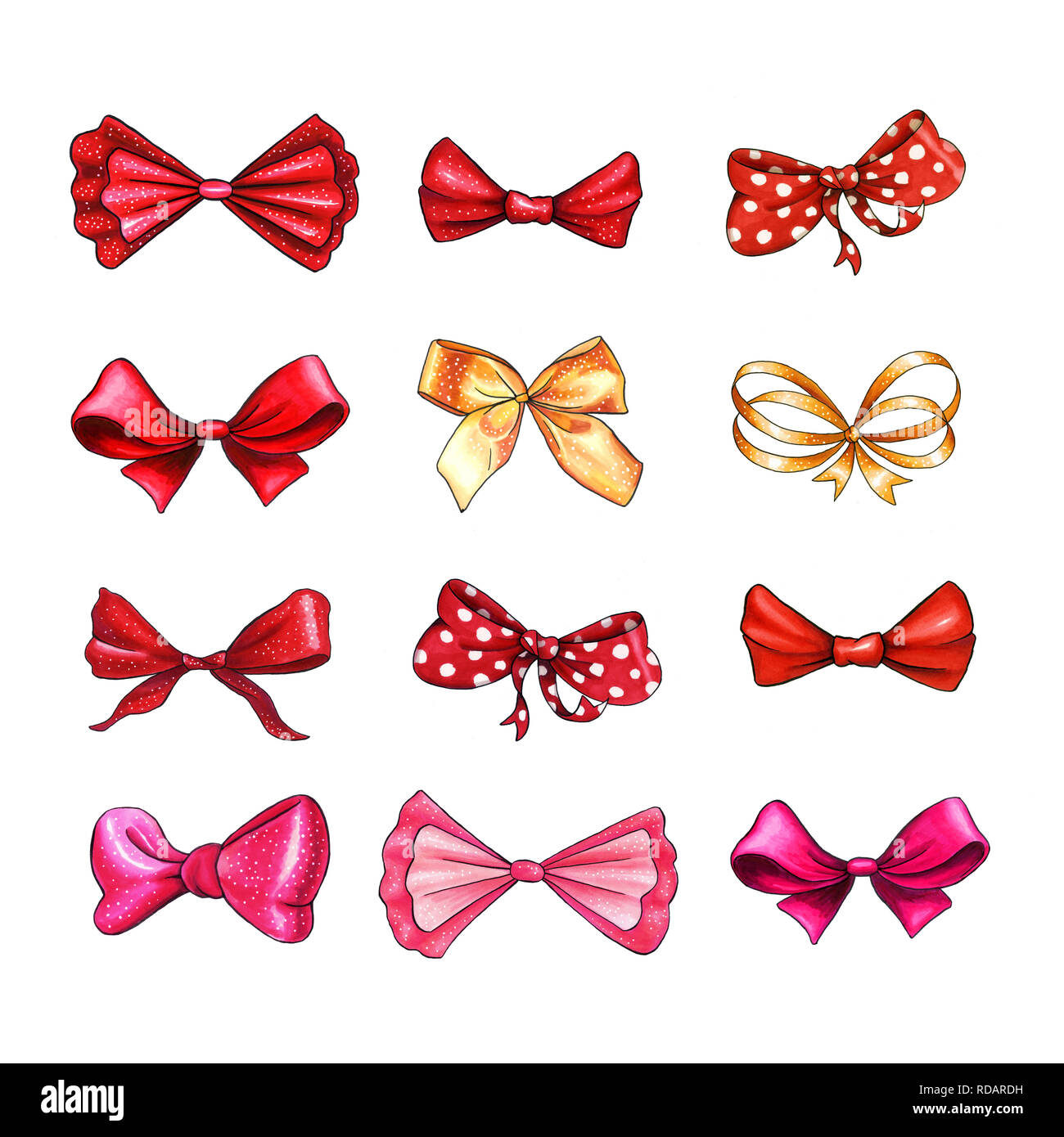 Drawing accessories color set Royalty Free Vector Image