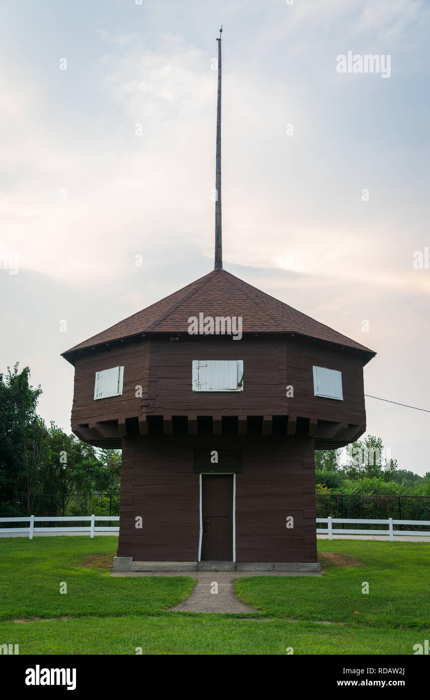 Historic blockhouse in Erie, PA by the lake Stock Photo Alamy