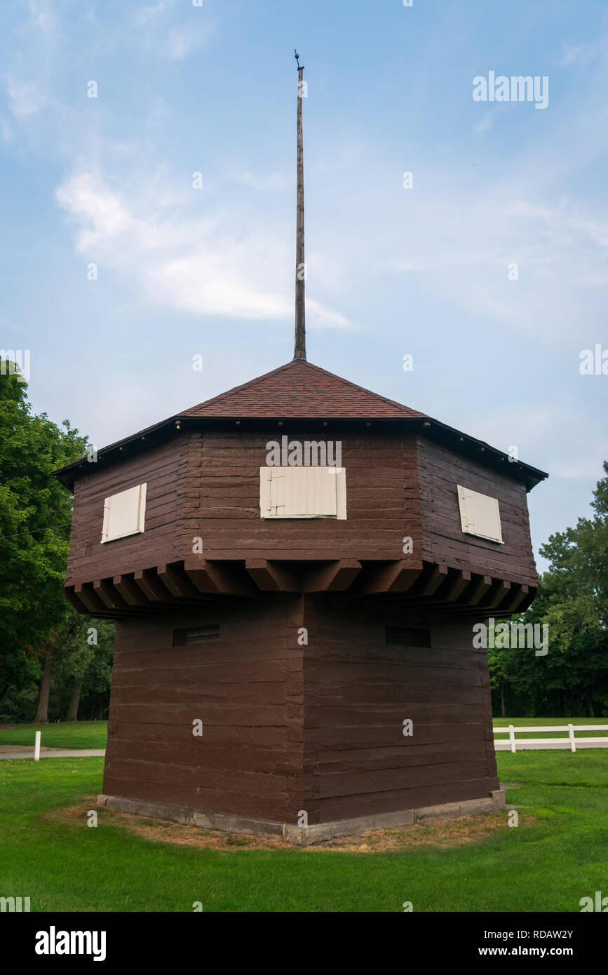 Historic Blockhouse In Erie Pa By The Lake Stock Photo 231964515