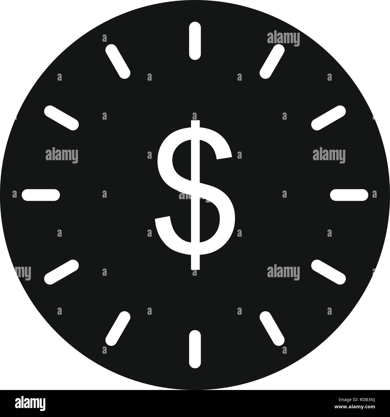 Time Is Money Vector Icon Sign Icon Vector Illustration For Personal ...