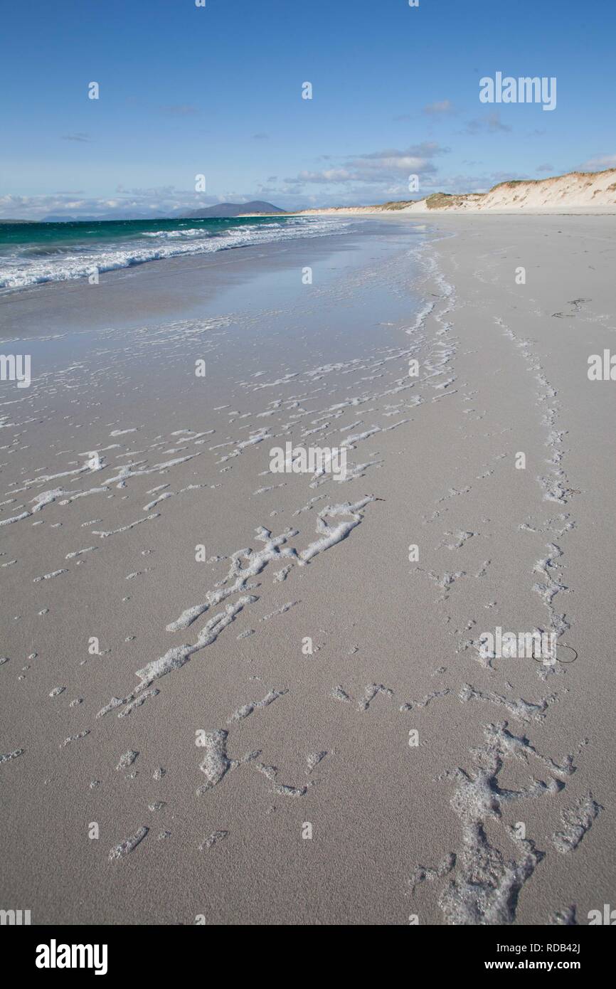 West beach , white beach at low tide ,Atlantic facing beach Stock Photo