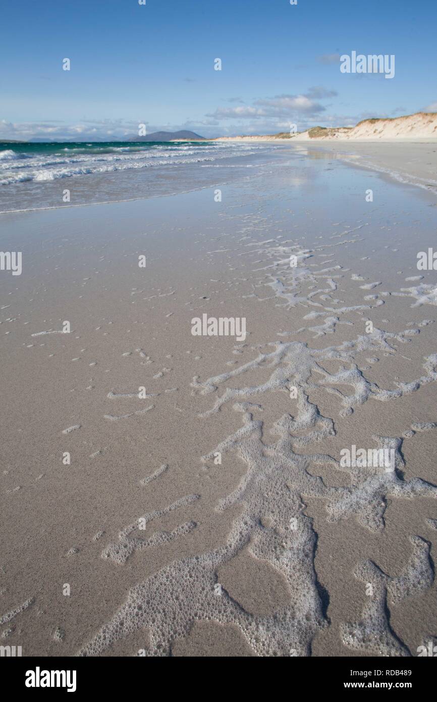 West beach , white beach at low tide ,Atlantic facing beach Stock Photo