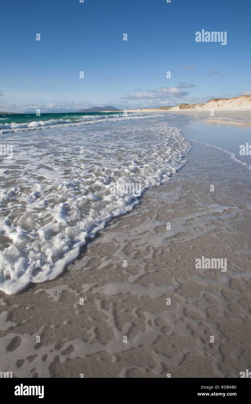 West beach , white beach at low tide ,Atlantic facing beach Stock Photo