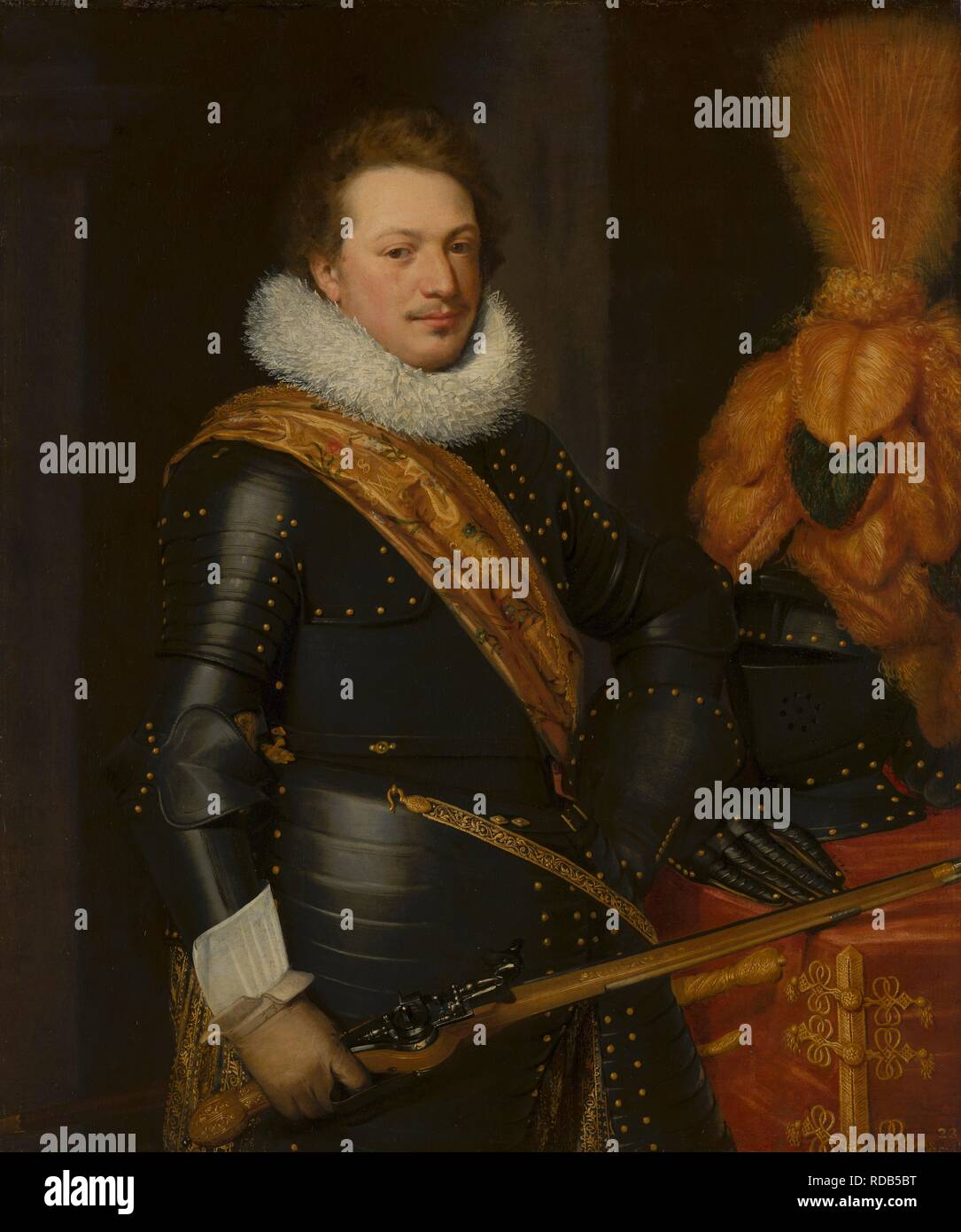 Portrait of Johan Wolfert van Brederode (1599-1655). Museum: The Mauritshuis, The Hague. Author: Ravesteyn, Jan Anthonisz, van. Stock Photo