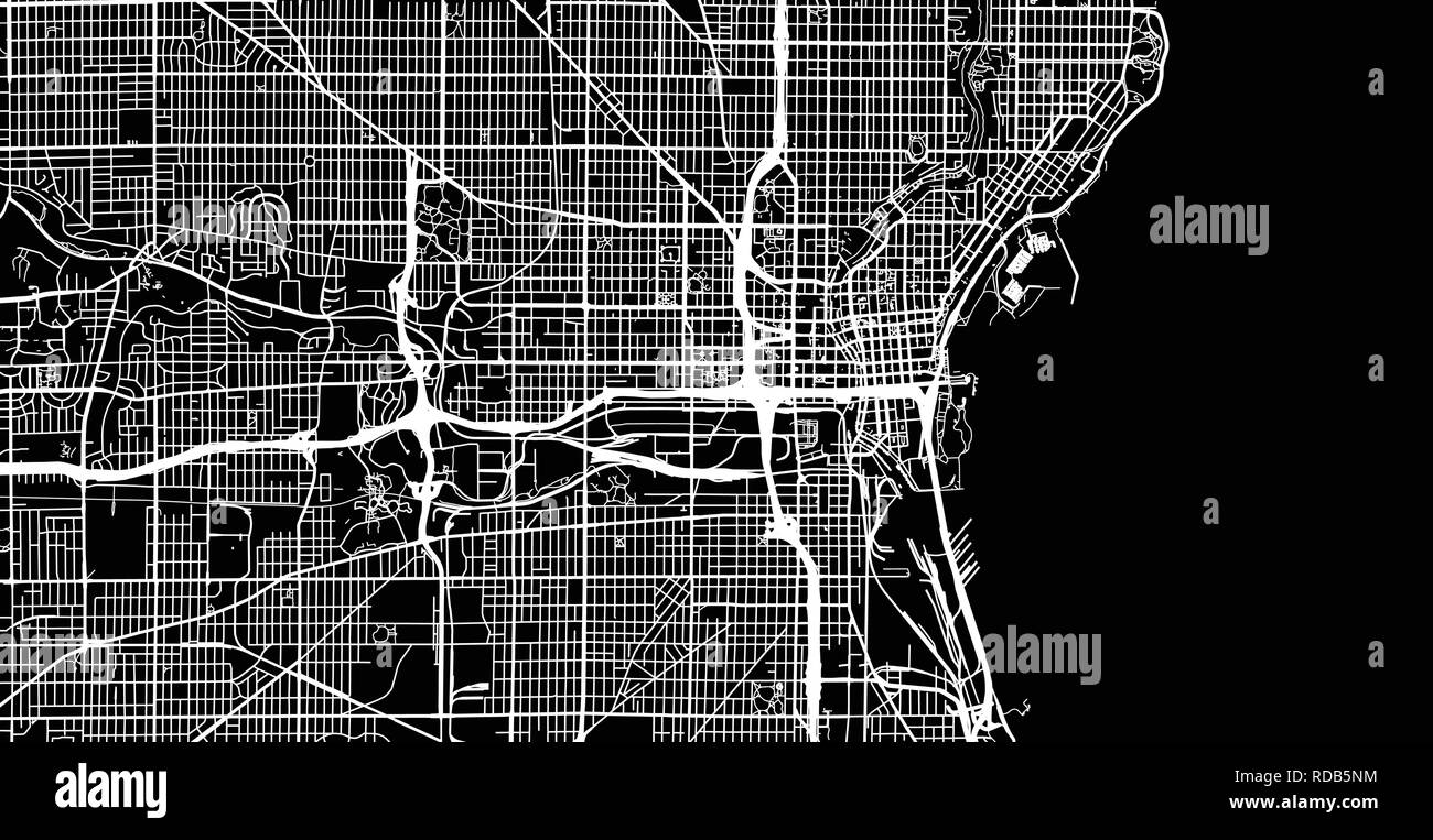 Urban Vector City Map Of Milwaukee Wisconsin United States Of America urban-vector-city-map-of-milwaukee-wisconsin-united-states-of-america