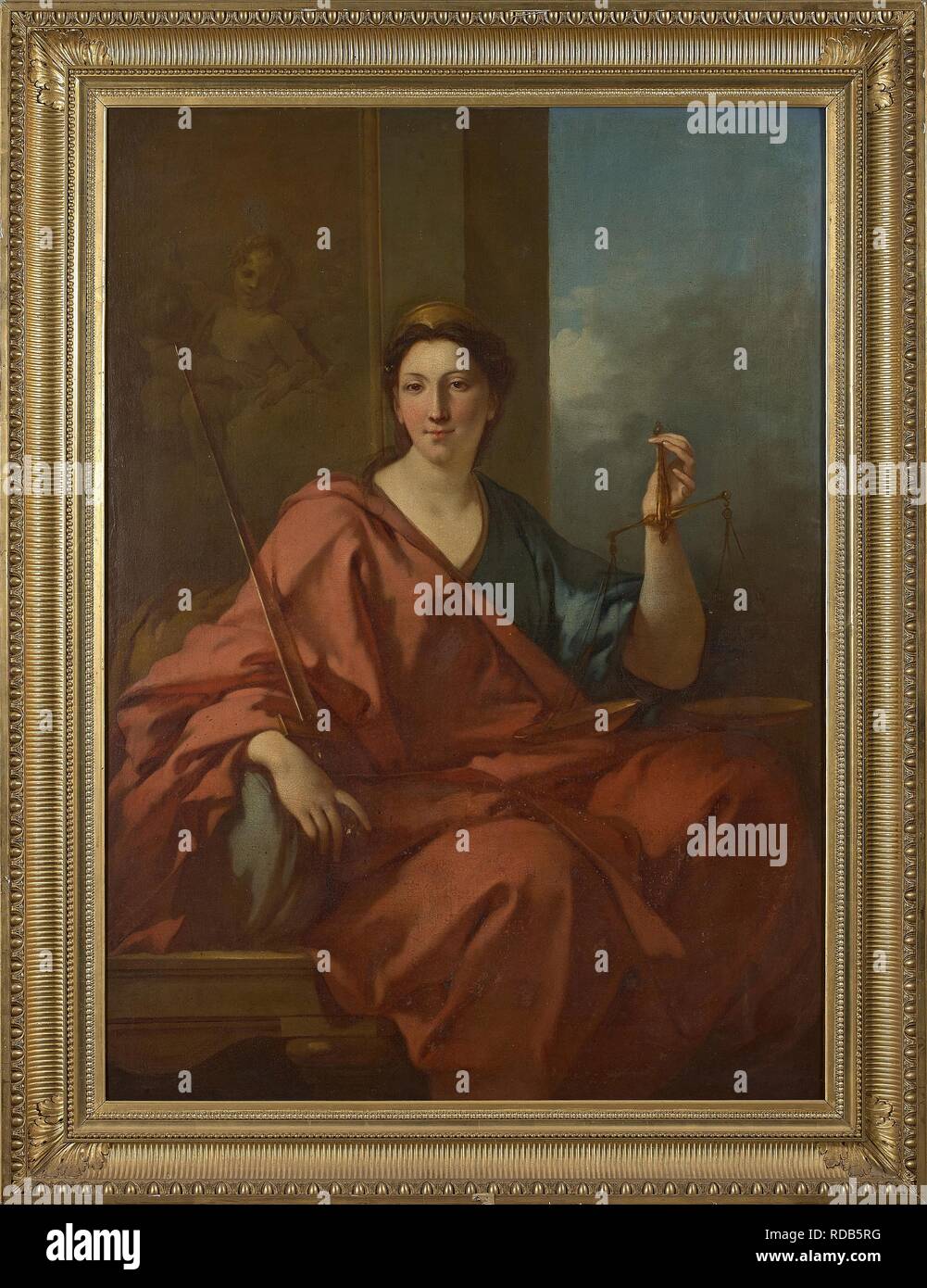 Allegory of Justice. Museum PRIVATE COLLECTION. Author Cazes, Pierre