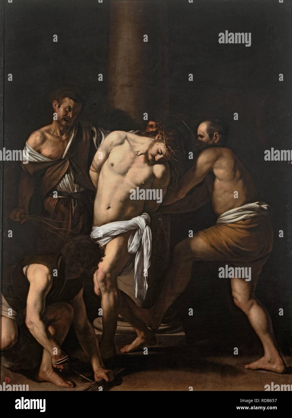 The Flagellation of Christ. Museum Museo di Capodimonte, Naples