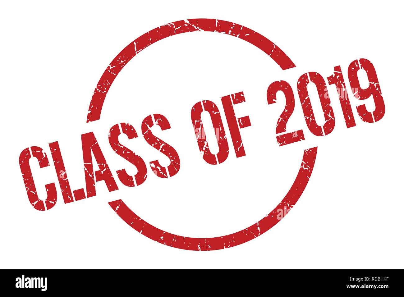 class of 2019 red round stamp Stock Vector Image & Art - Alamy