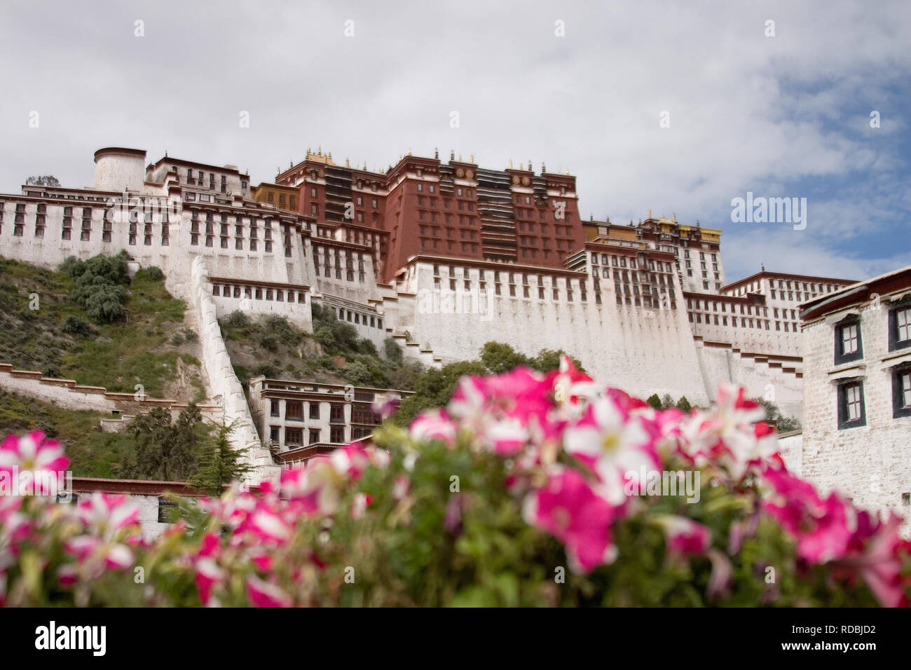 Potala place in Lhasa Tibet Stock Photo