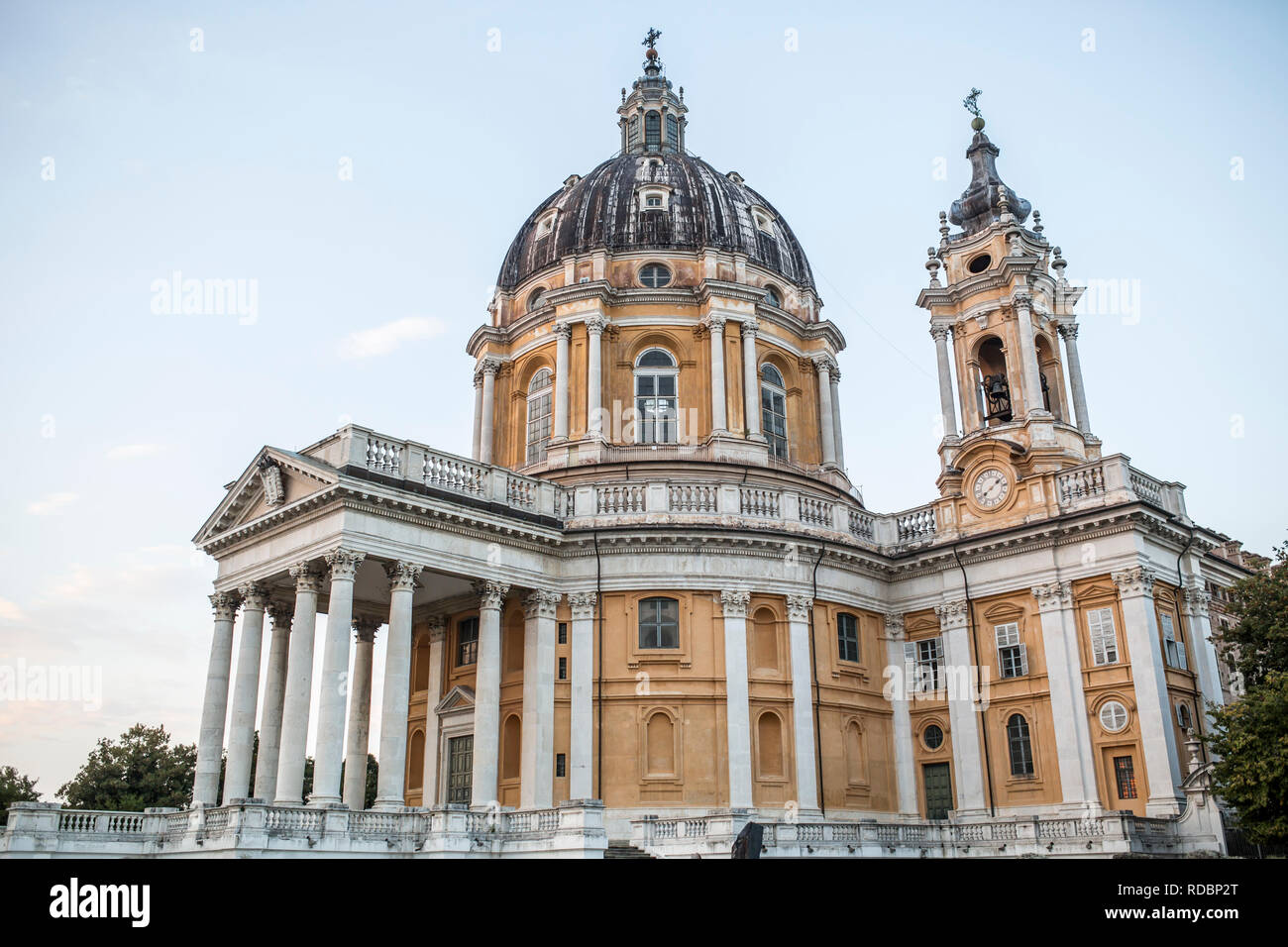 Basilica Superga in Turin, Italy. Stock Photo