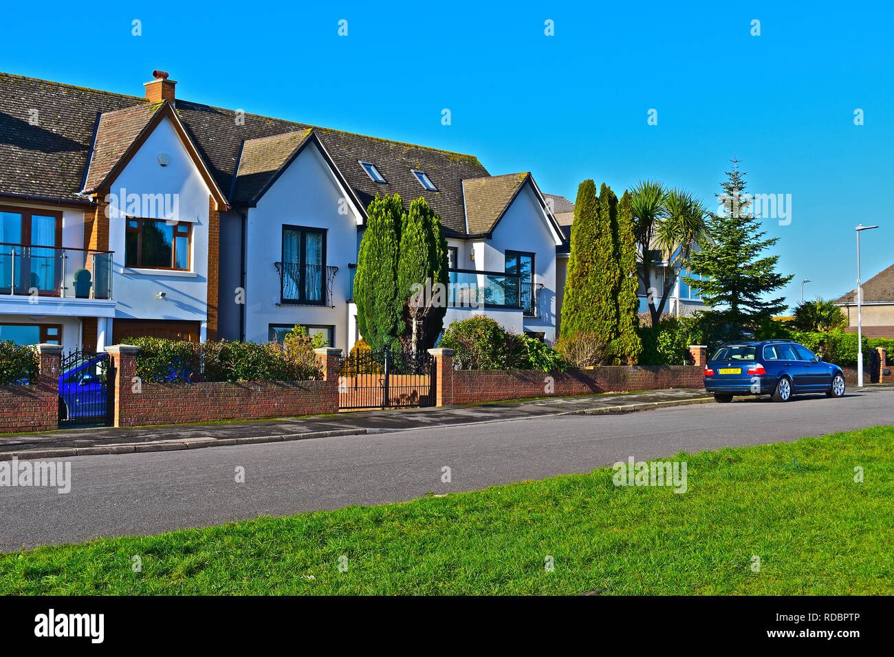 Penarth wales houses hires stock photography and images Alamy