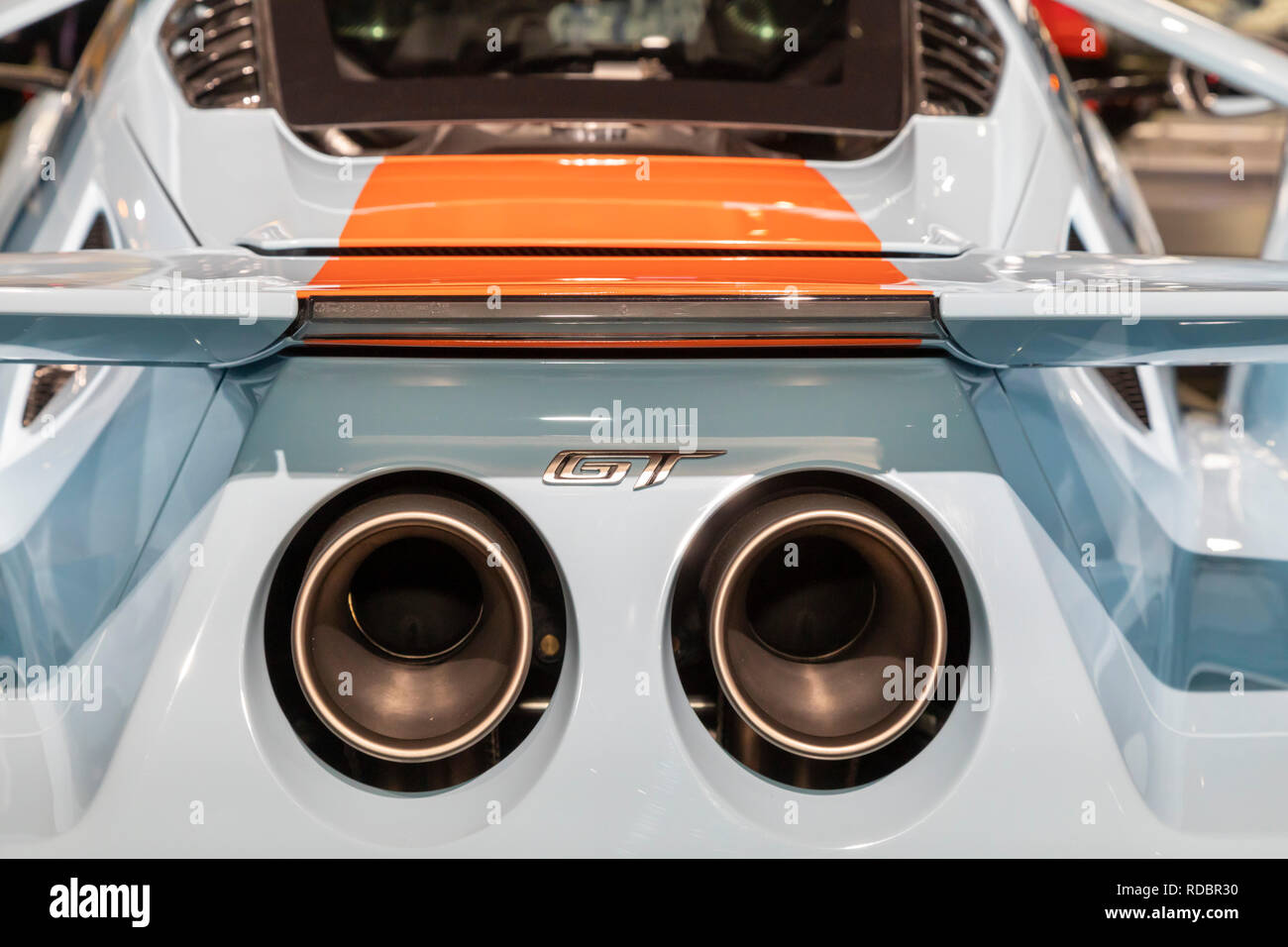 Detroit, Michigan A Ford GT on display at the North American