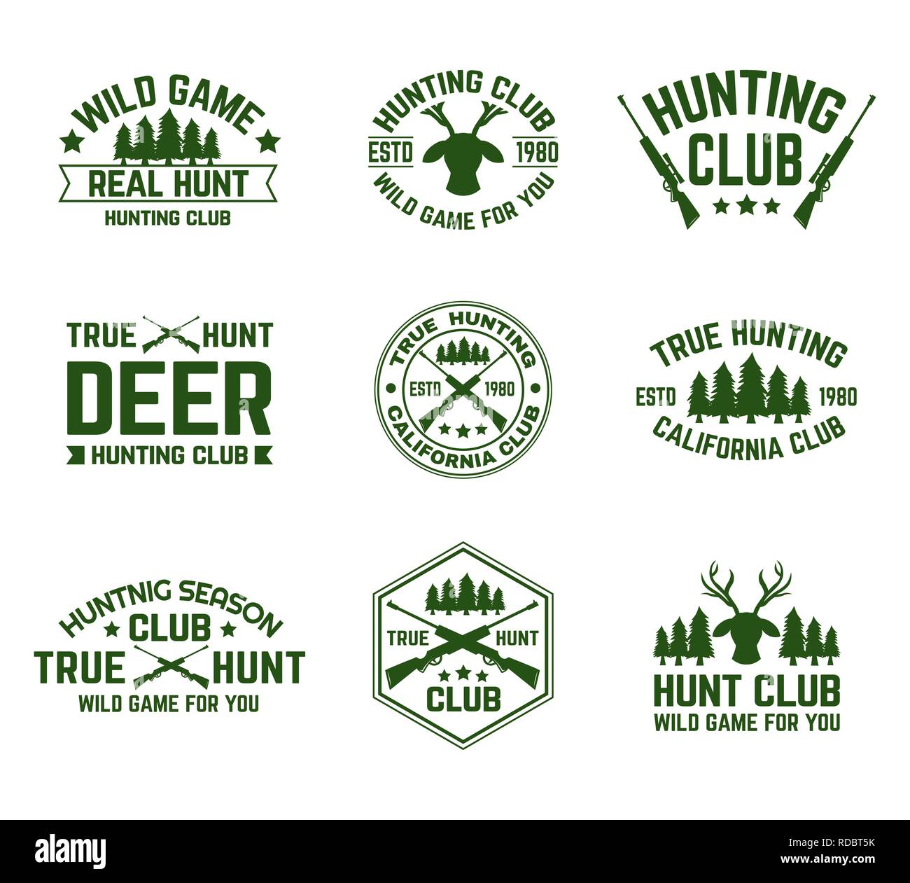 Hunting Logo High Resolution Stock Photography and Images Alamy