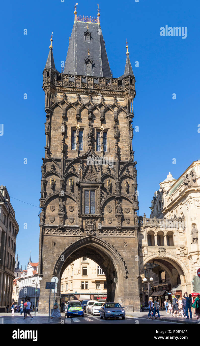 Prague powder gate tower hires stock photography and images Alamy