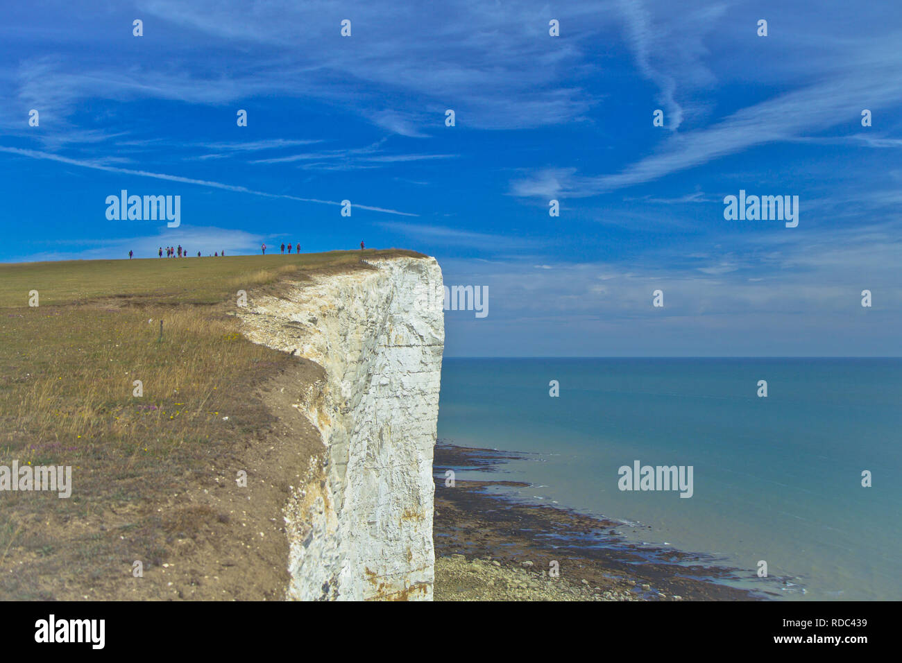 The Seven Sisters is a series of chalk cliffs by the English Channel. They form part of the