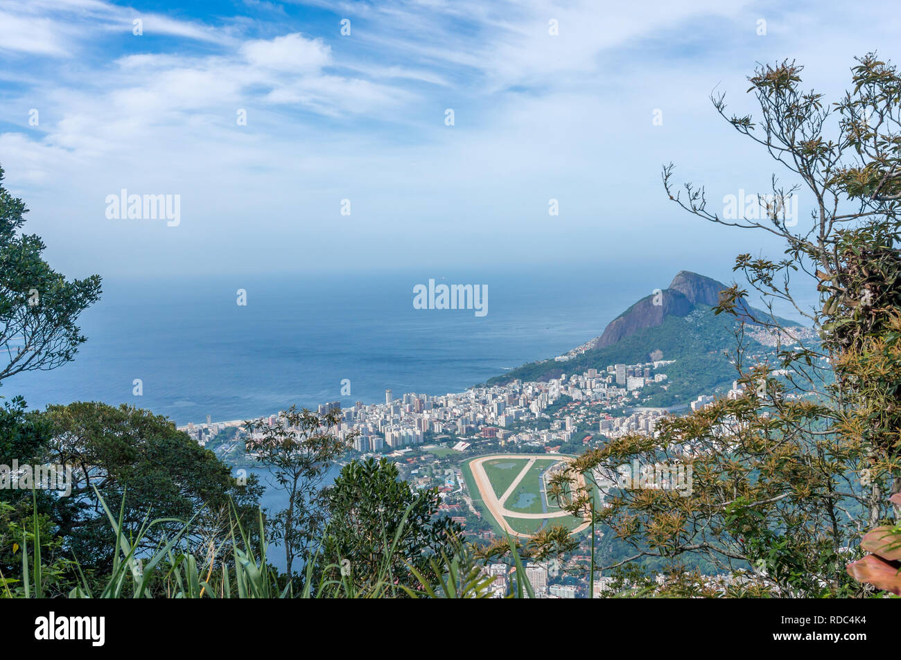 Cityscape of Leblon neighbourhood, Rio de Janeiro, Brazil Stock Photo